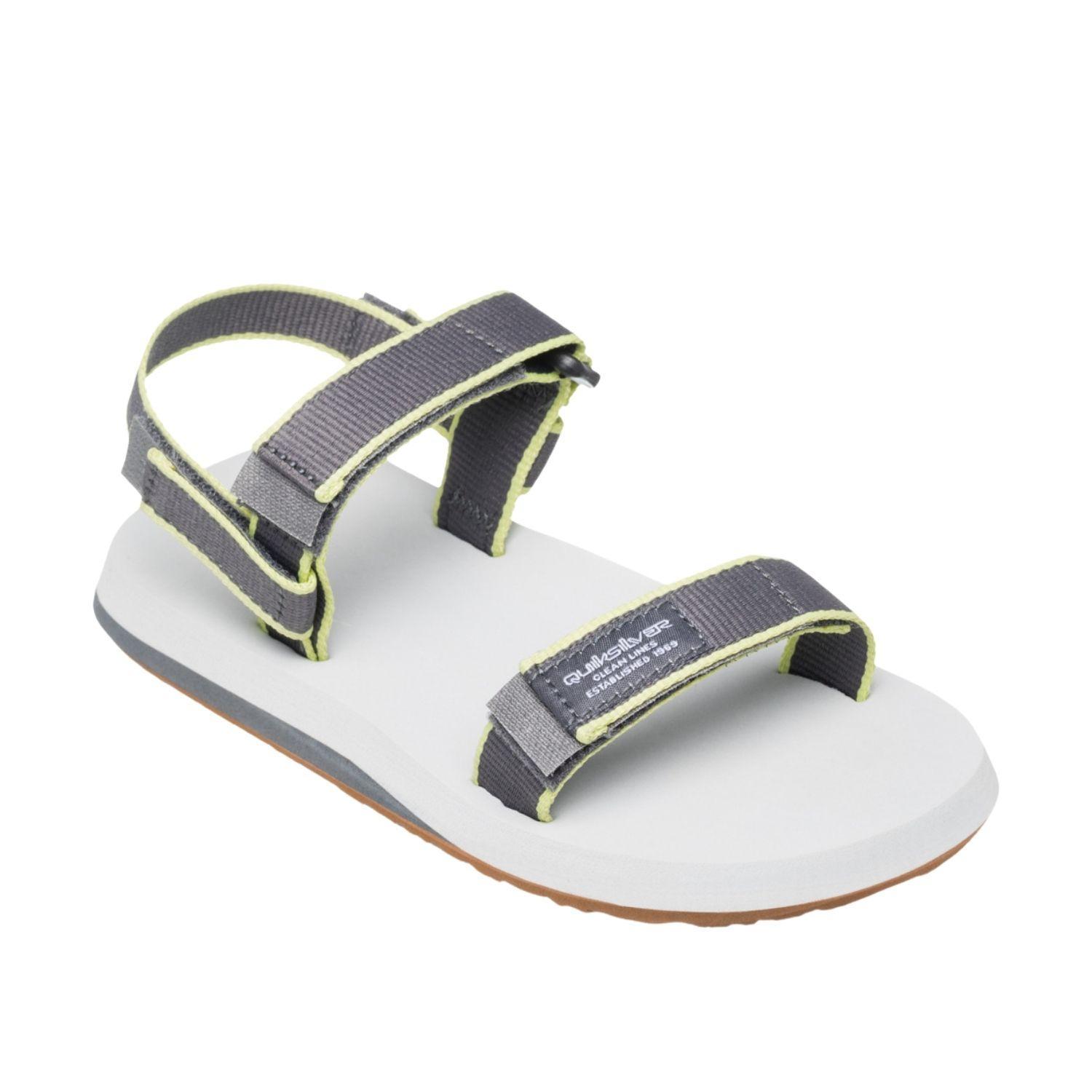 Quiksilver Monkey Caged Youth Erkek Çocuk Gri Terlik