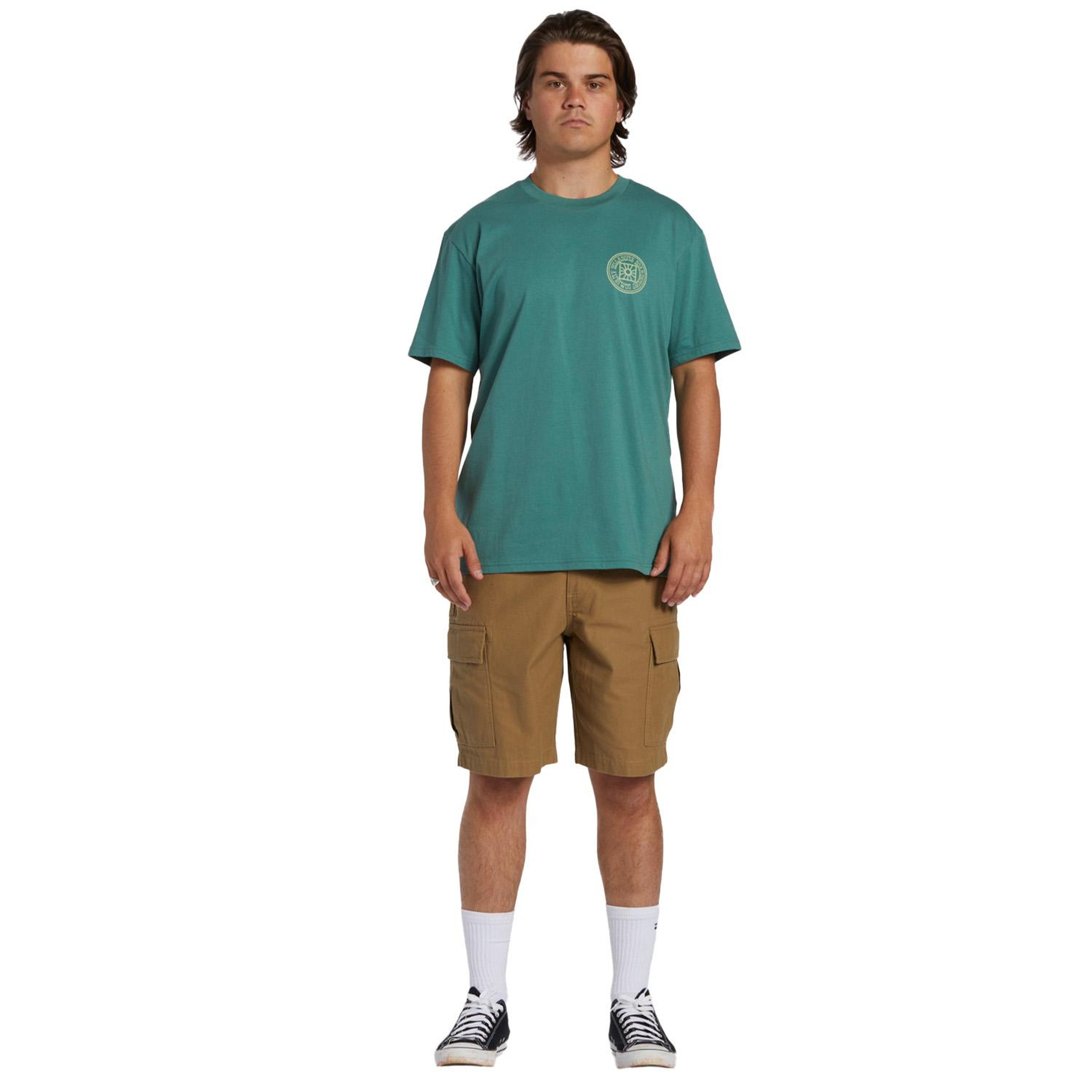 Billabong Swivel Tees Erkek Yeşil Tişört