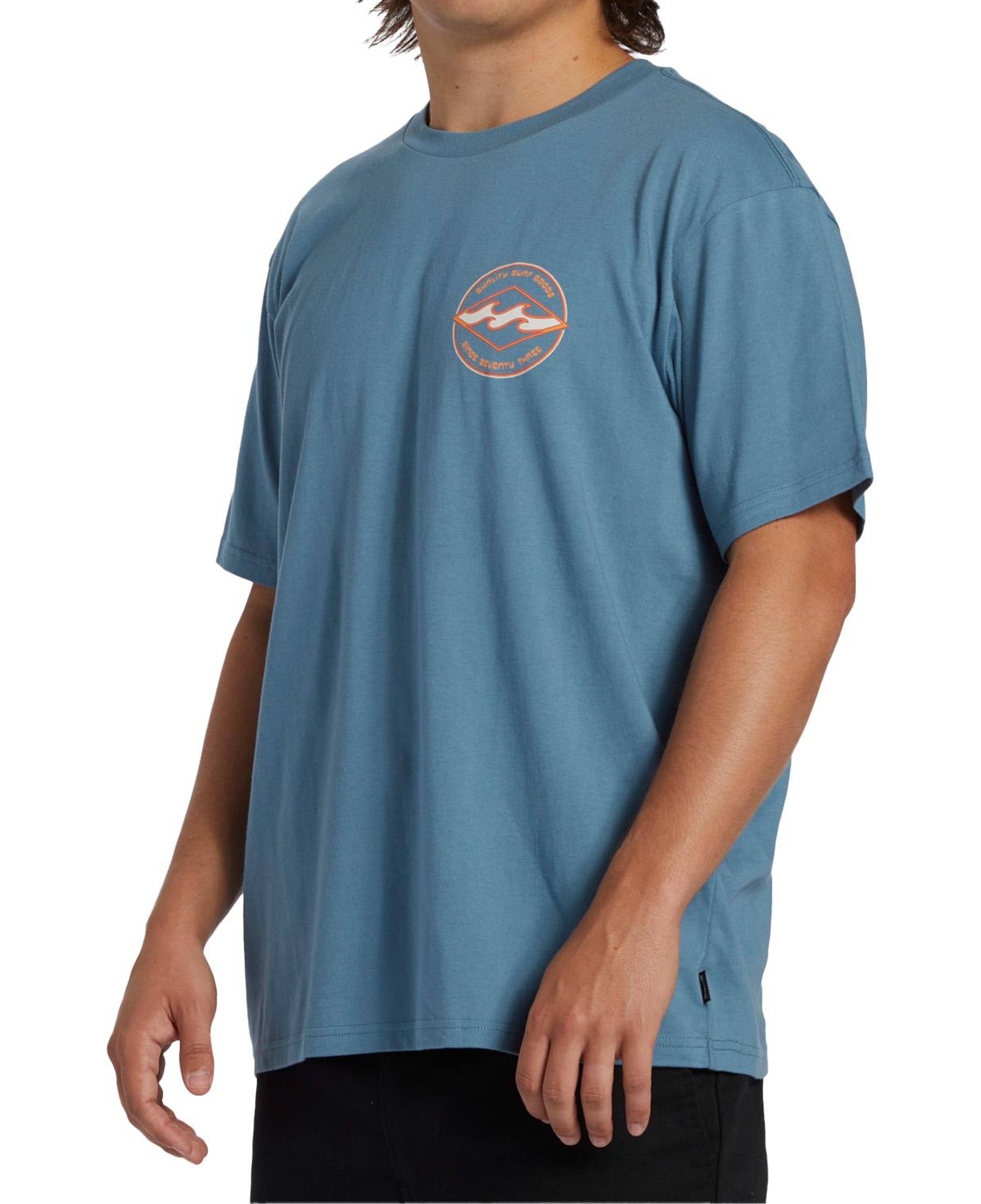 Billabong Rotor Diamond Tees Erkek Mavi Tişört