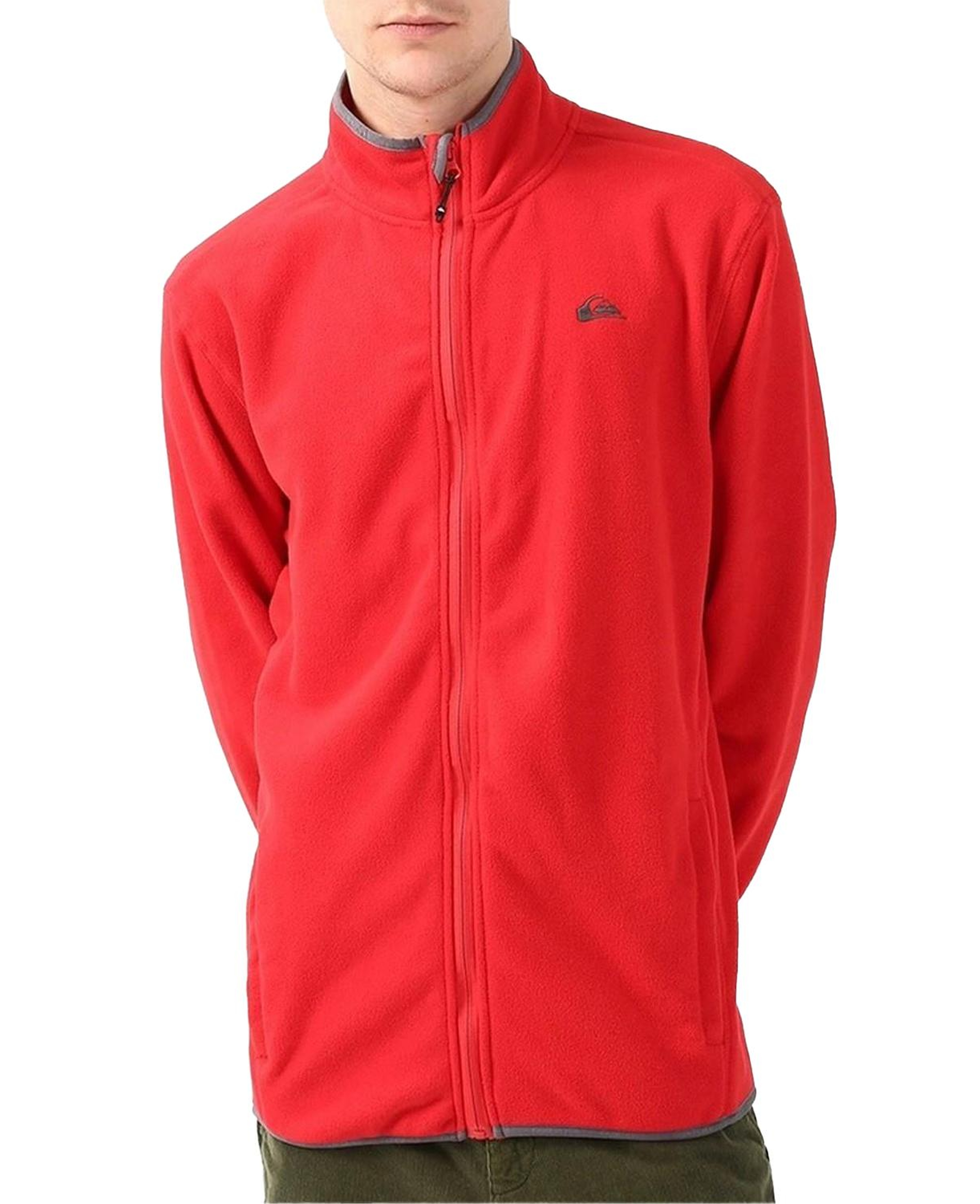 Quiksilver Mission Fz Erkek Kırmızı Polar Ceket