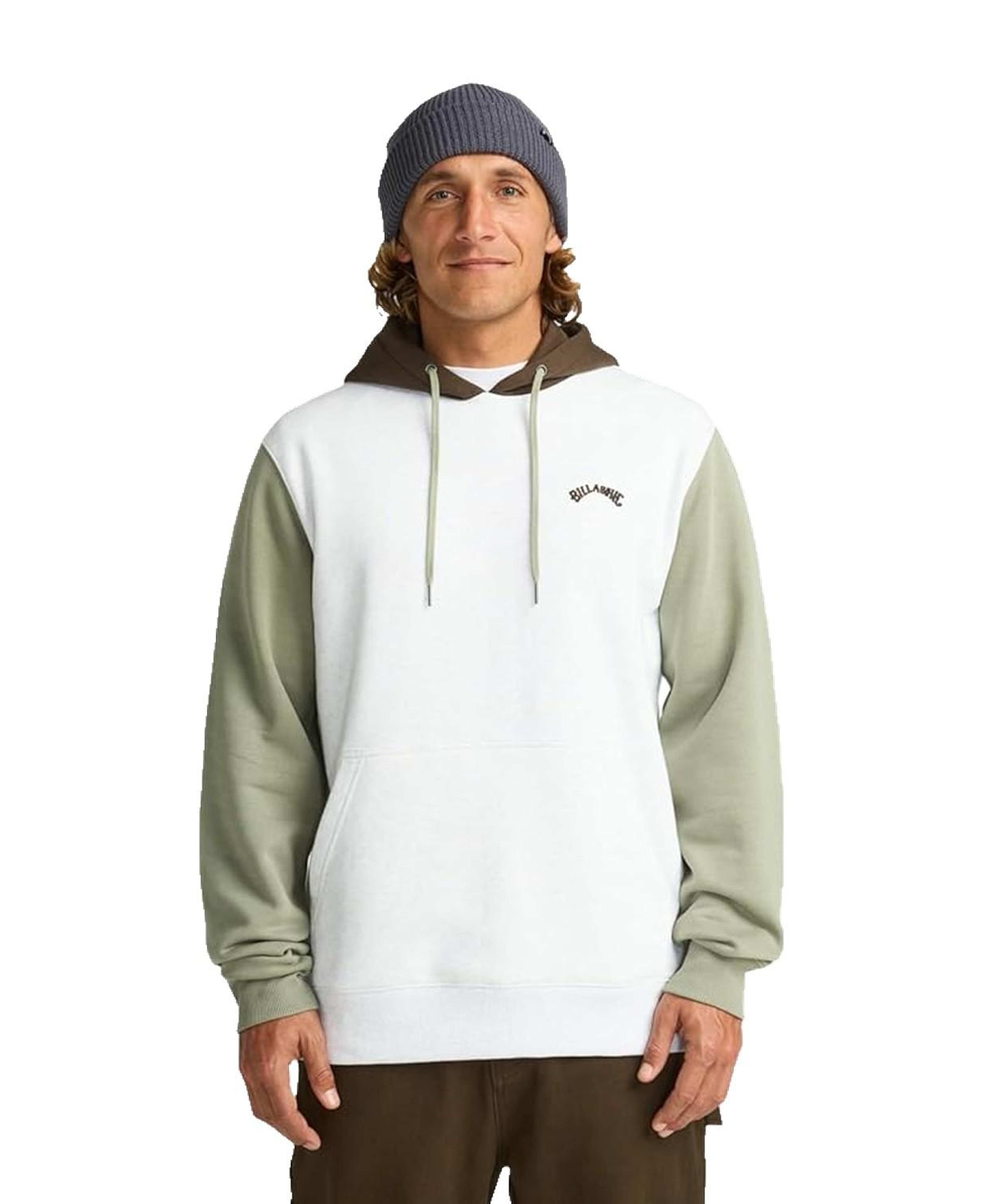 Billabong Arch Block Po Erkek Bej Sweatshirt