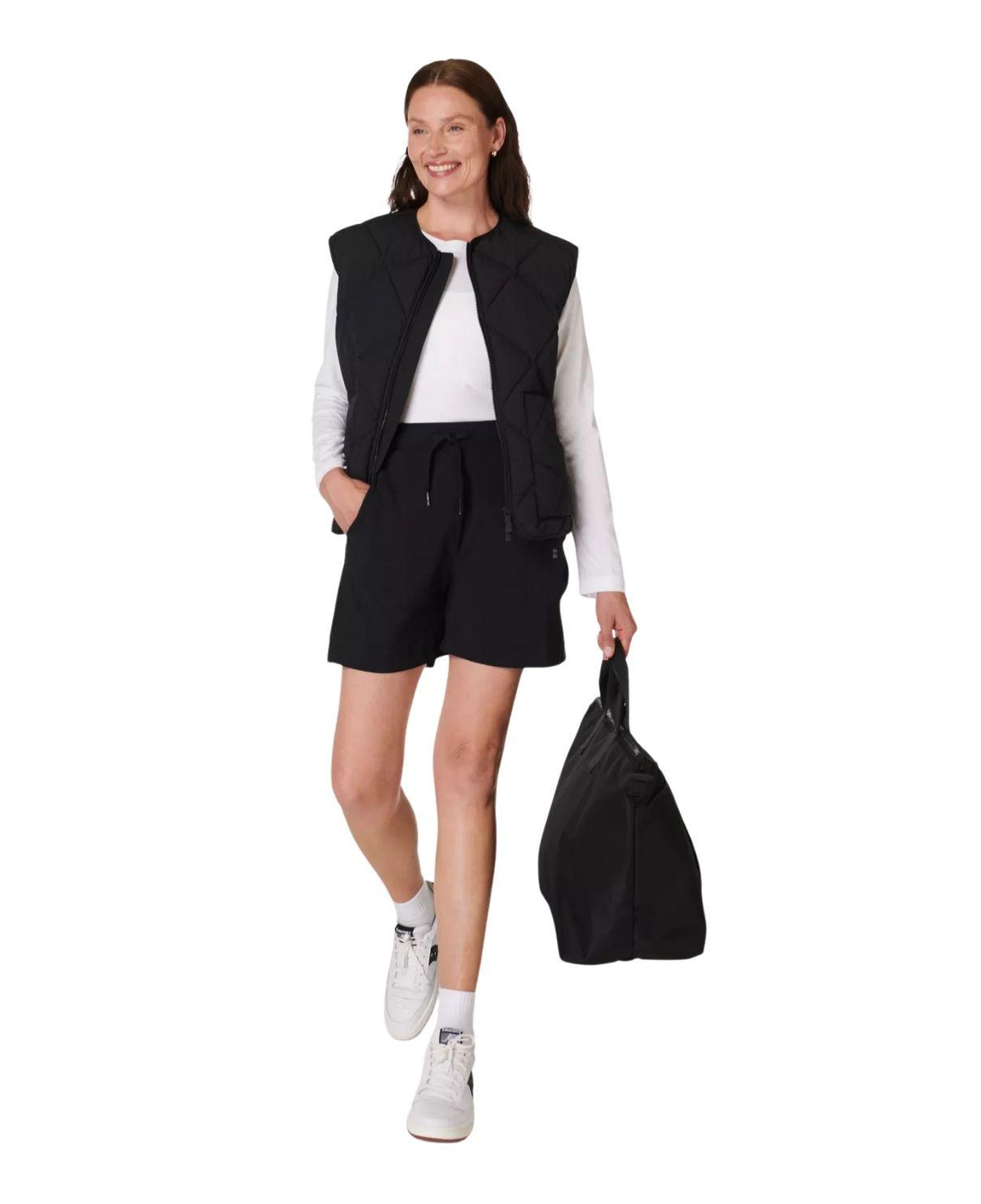 Sweaty Betty Explorer 5.5 Short Kadın Siyah Şort