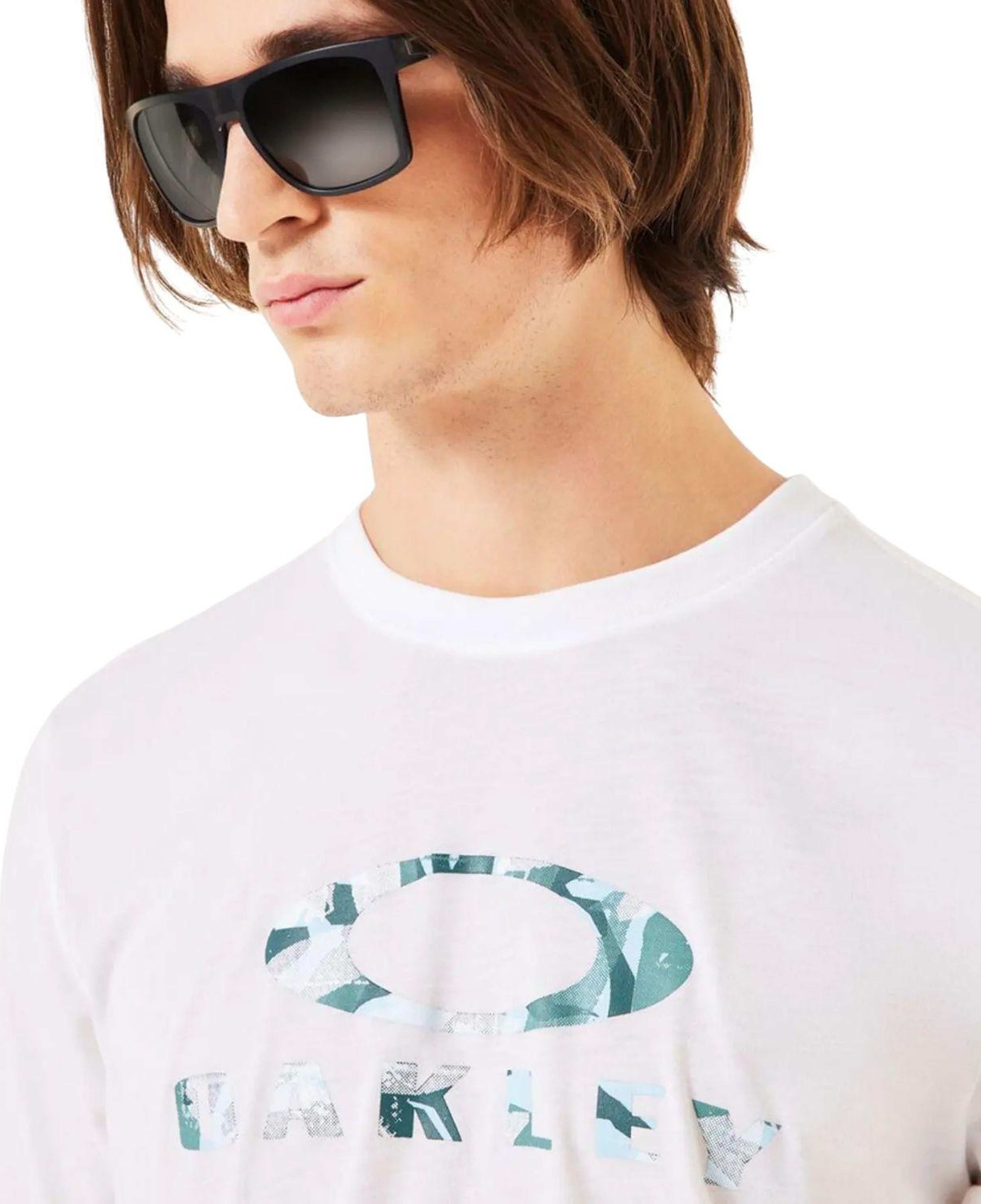 Oakley Bark Sun Erkek Beyaz Tişört