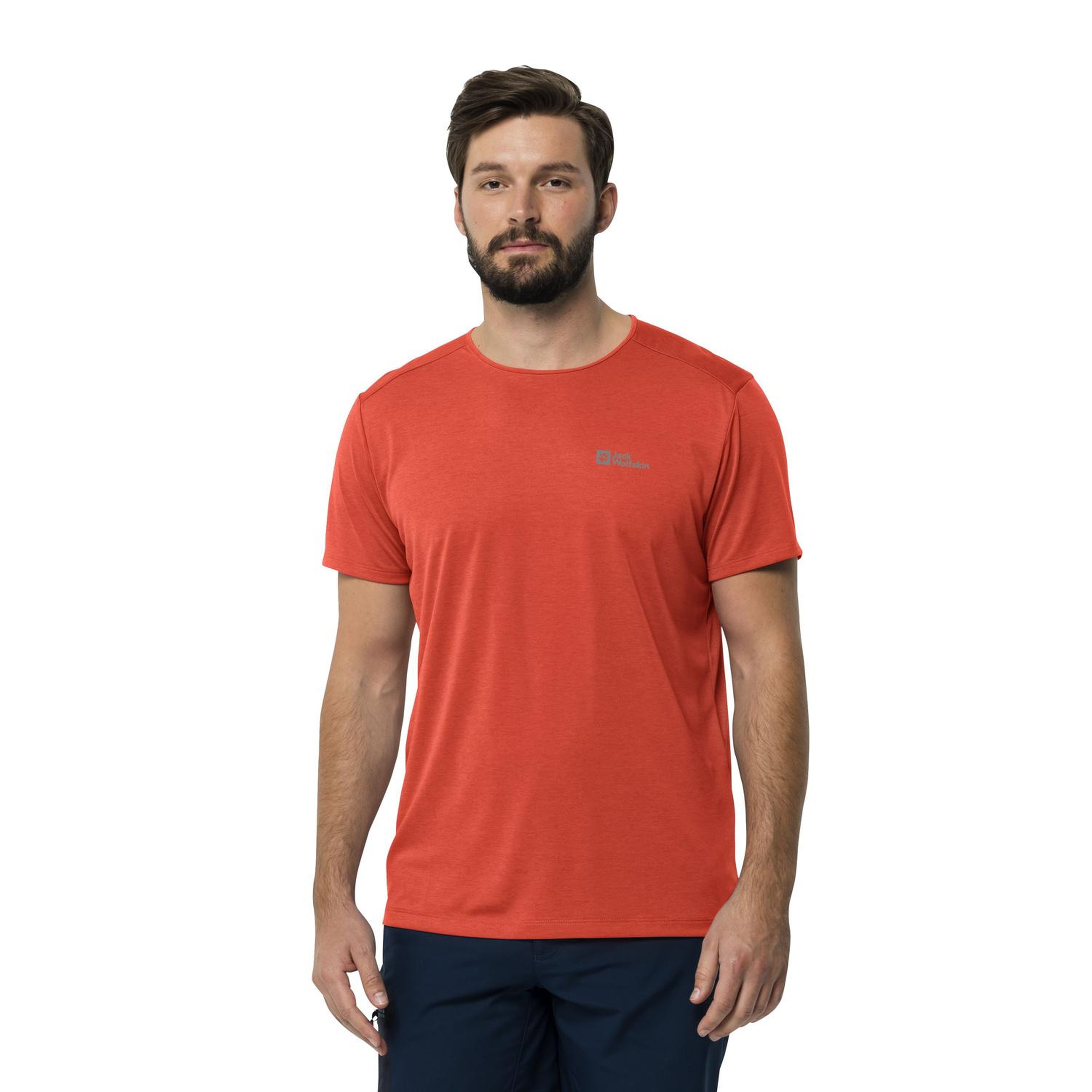 Jack Wolfskin Jwp T Erkek Kırmızı Tişört