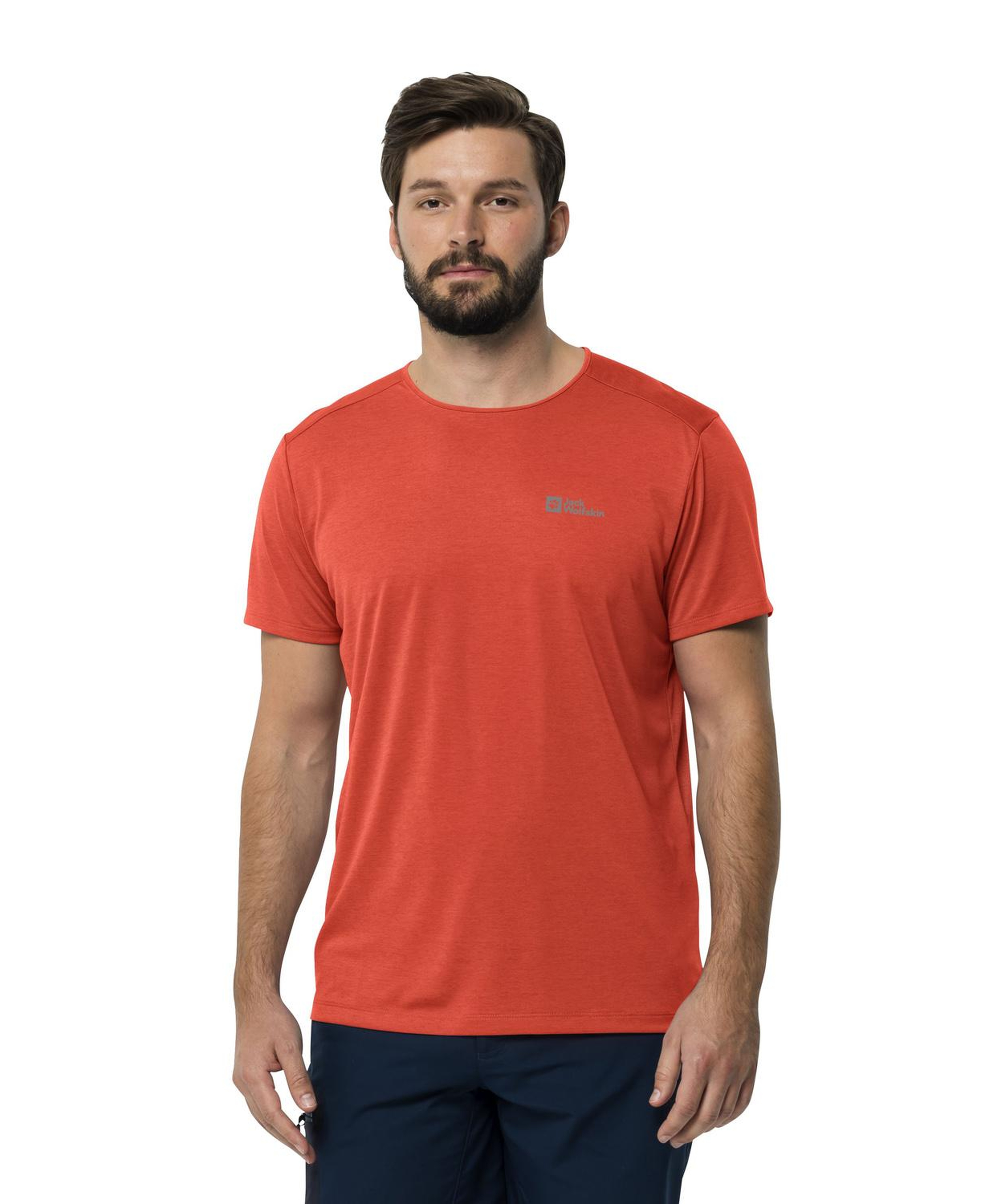 Jack Wolfskin Jwp T Erkek Kırmızı Tişört
