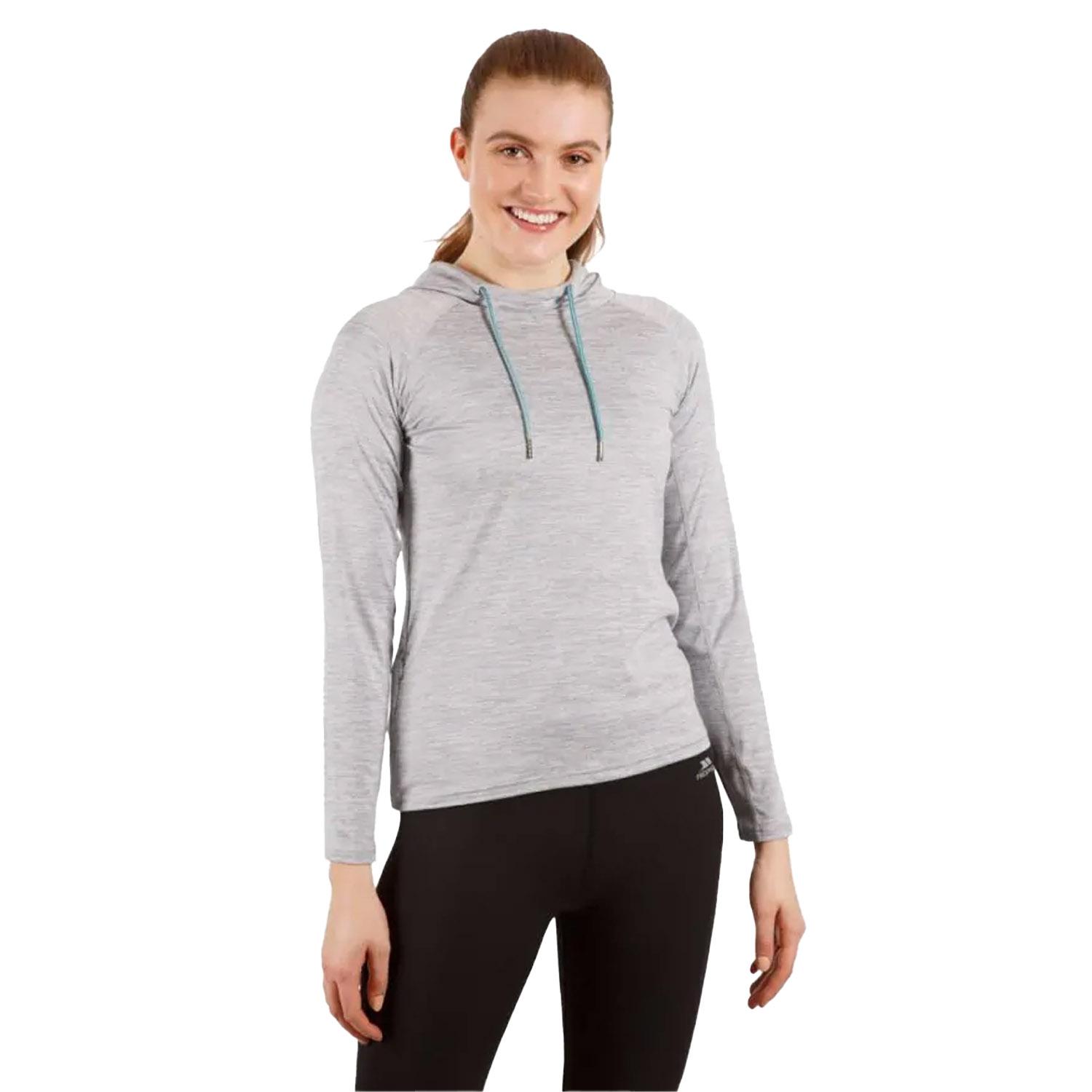 Trespass Hattie - Fe Active Hoodie Kadın Gri Sweatshirt