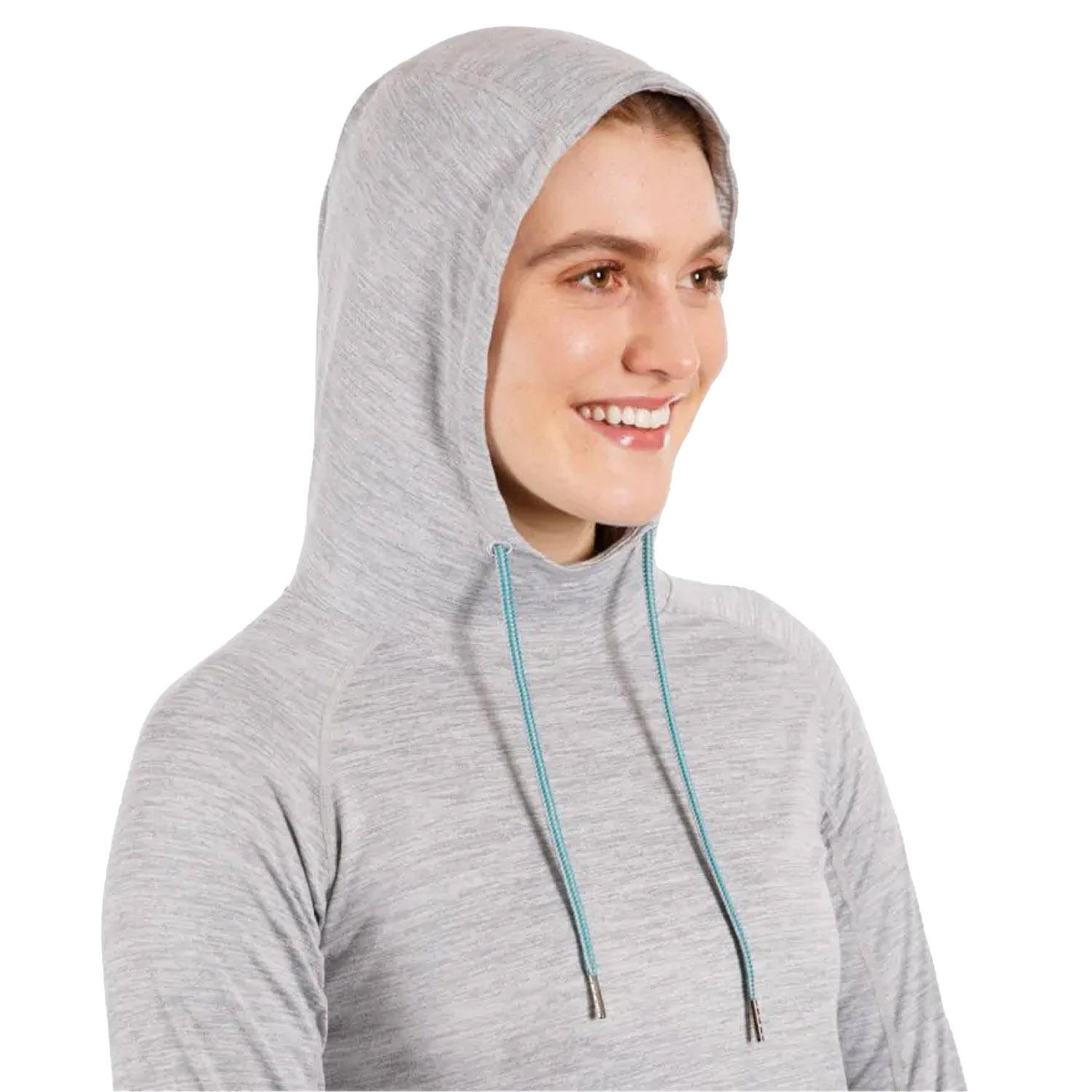 Trespass Hattie - Fe Active Hoodie Kadın Gri Sweatshirt