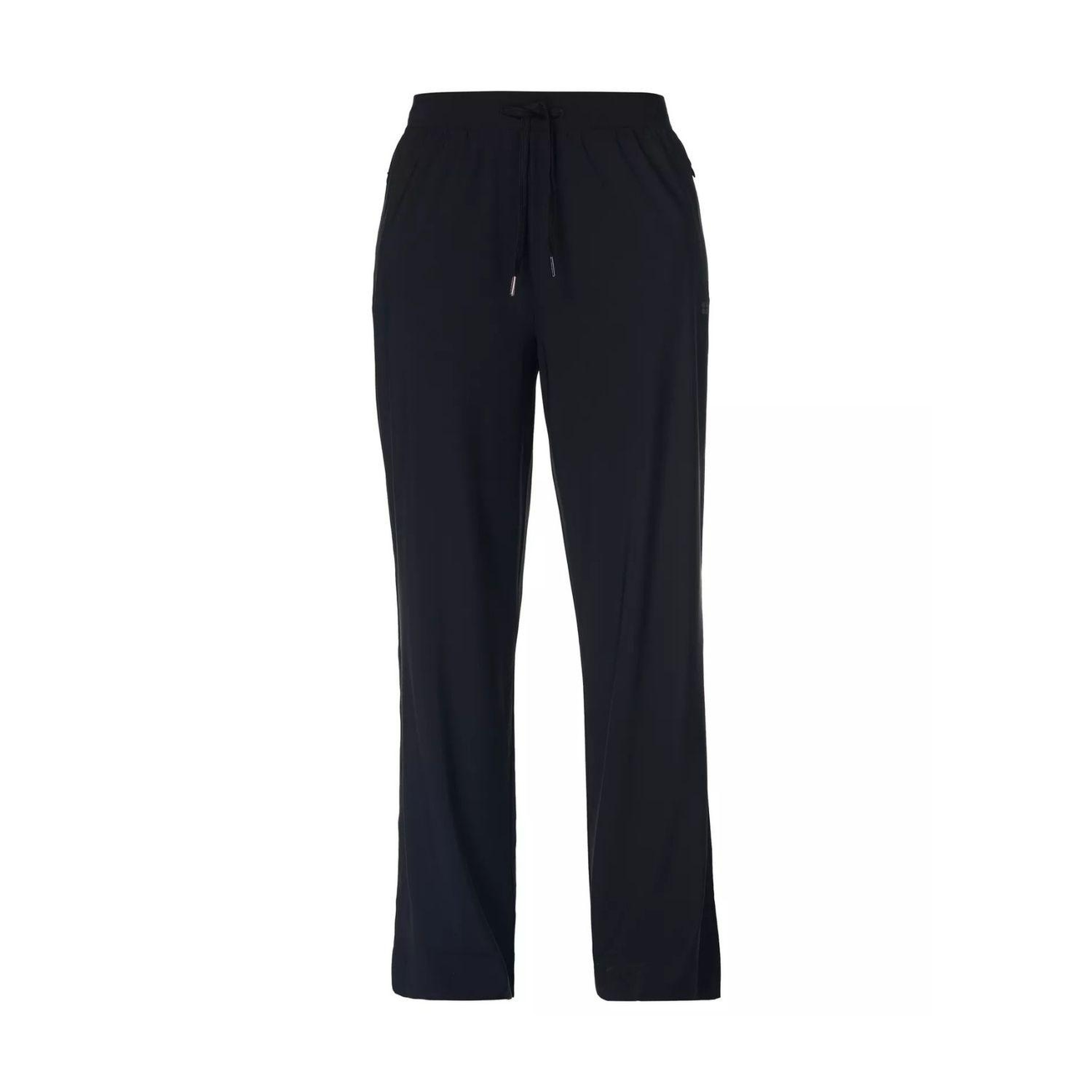 Sweaty Betty Explorer Wide Leg 30 Trouser Kadın Siyah Pantolon