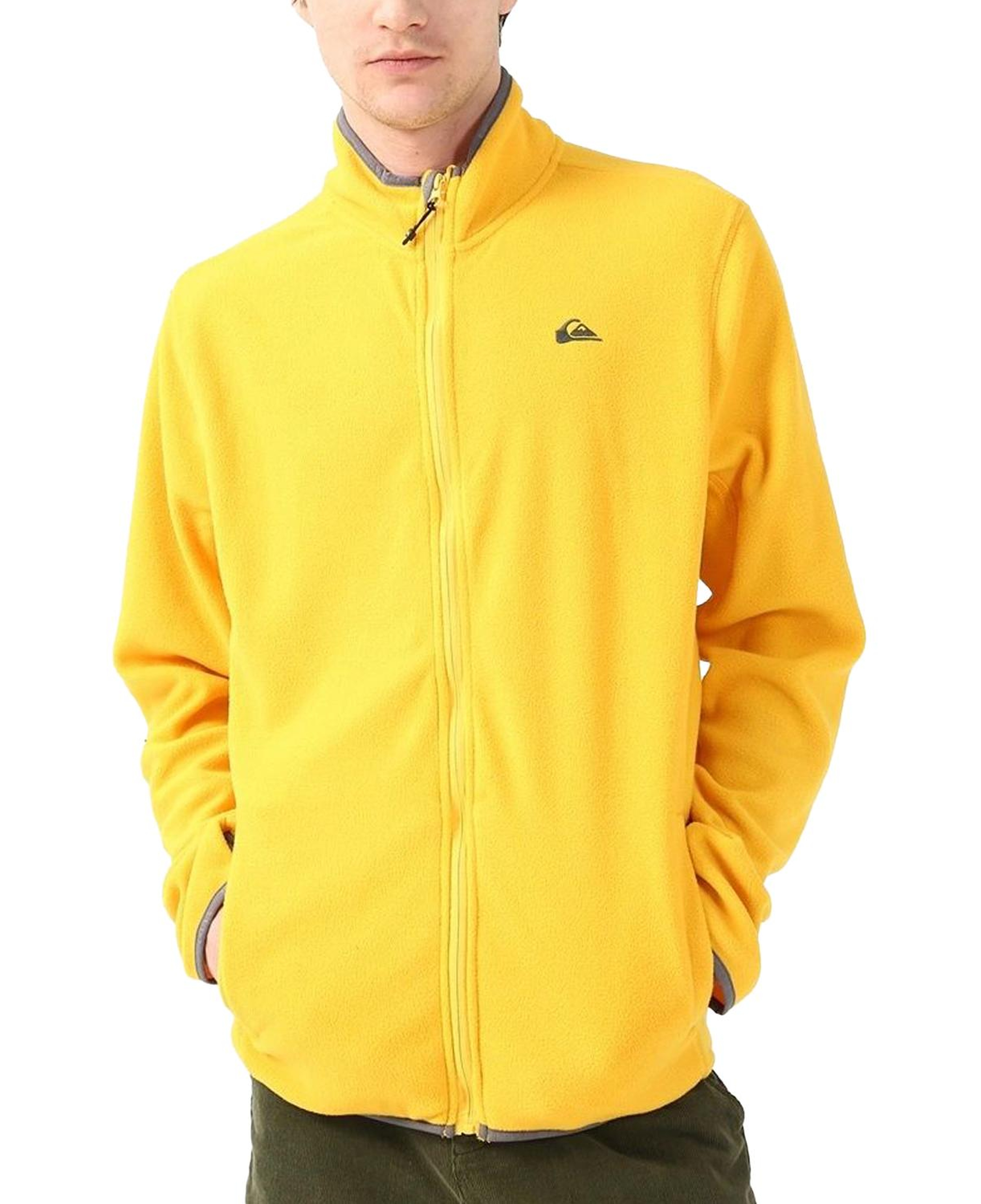 Quiksilver Mission Fz Erkek Sarı Polar Ceket