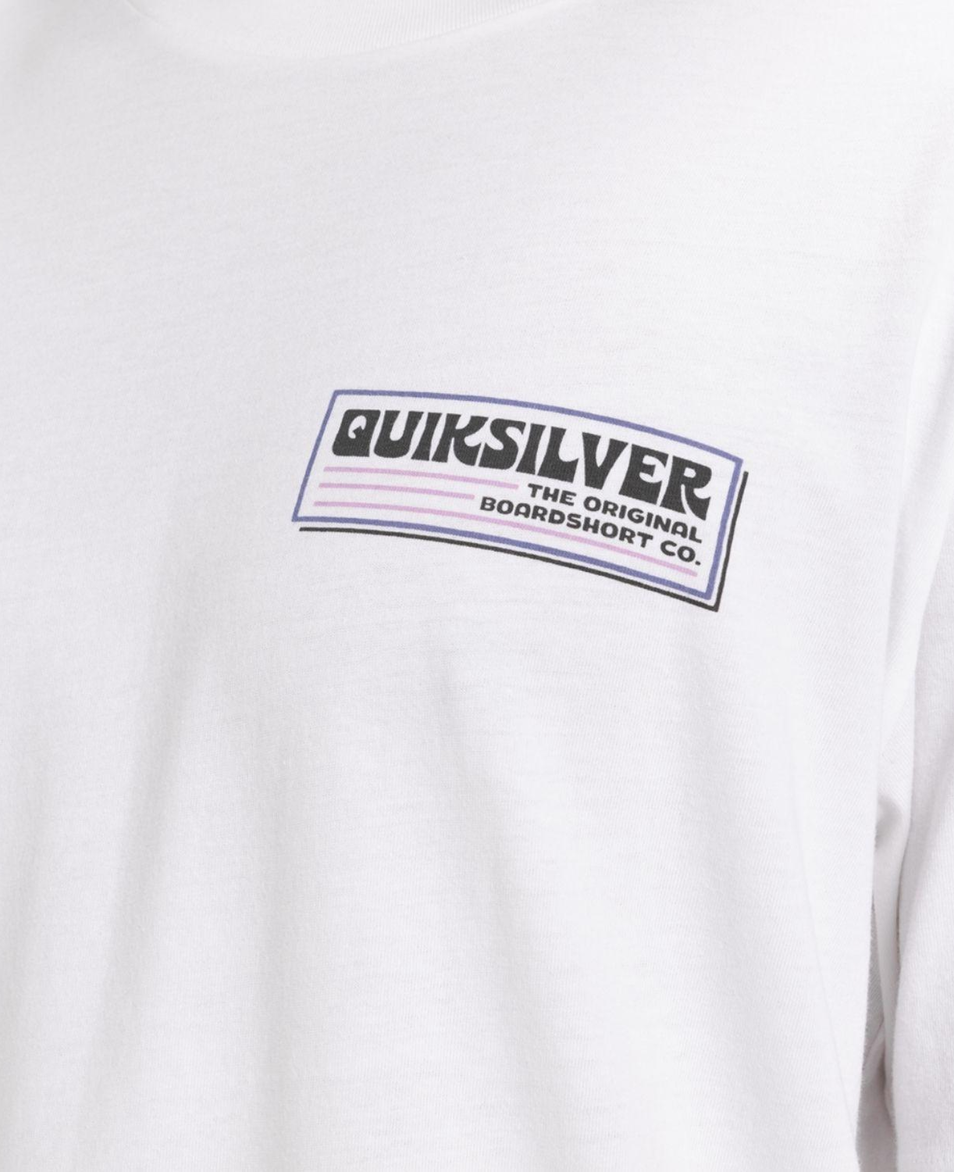 Quiksilver Palm Square Erkek Beyaz Tişört