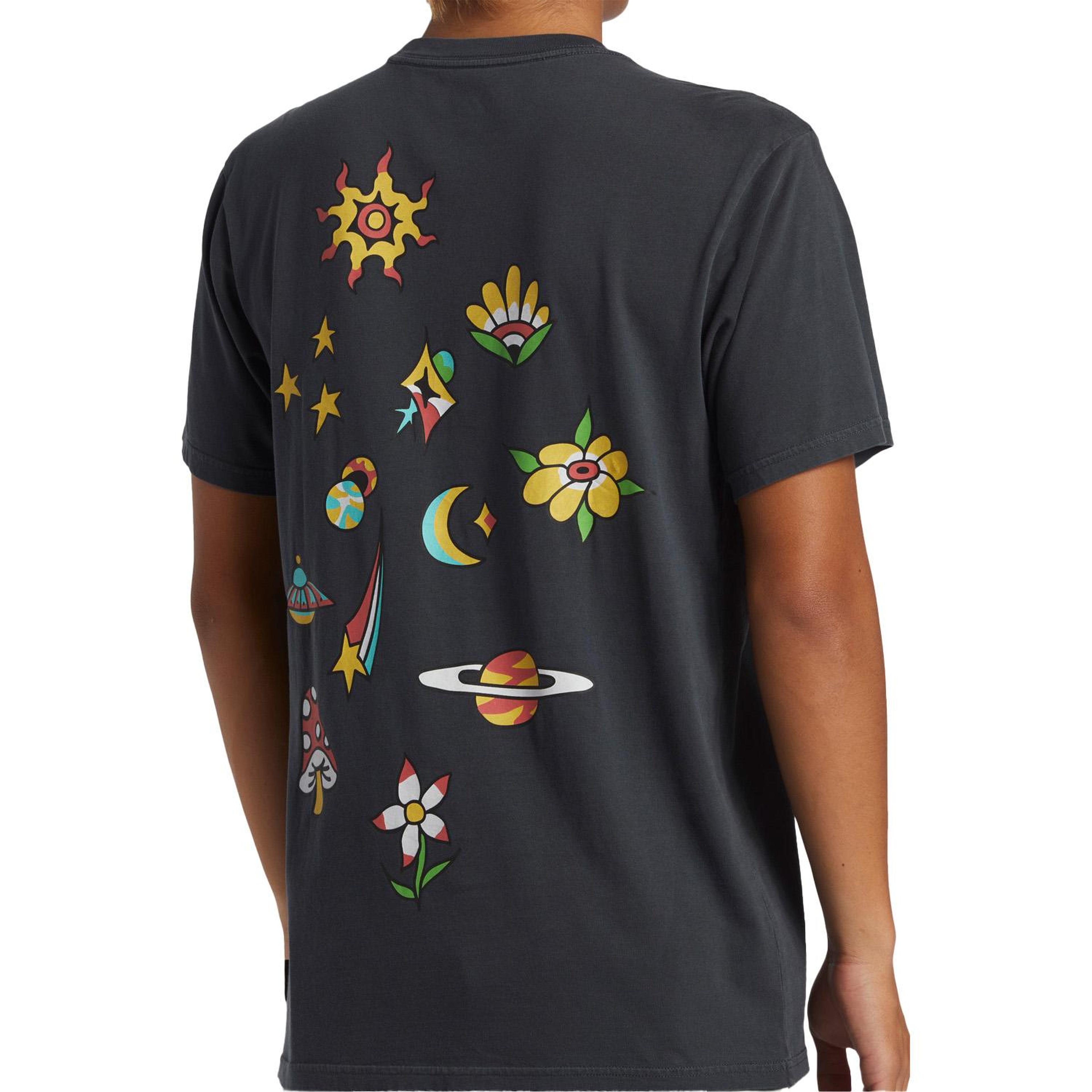 Quiksilver Spaceman Mlw Erkek Yeşil Tişört