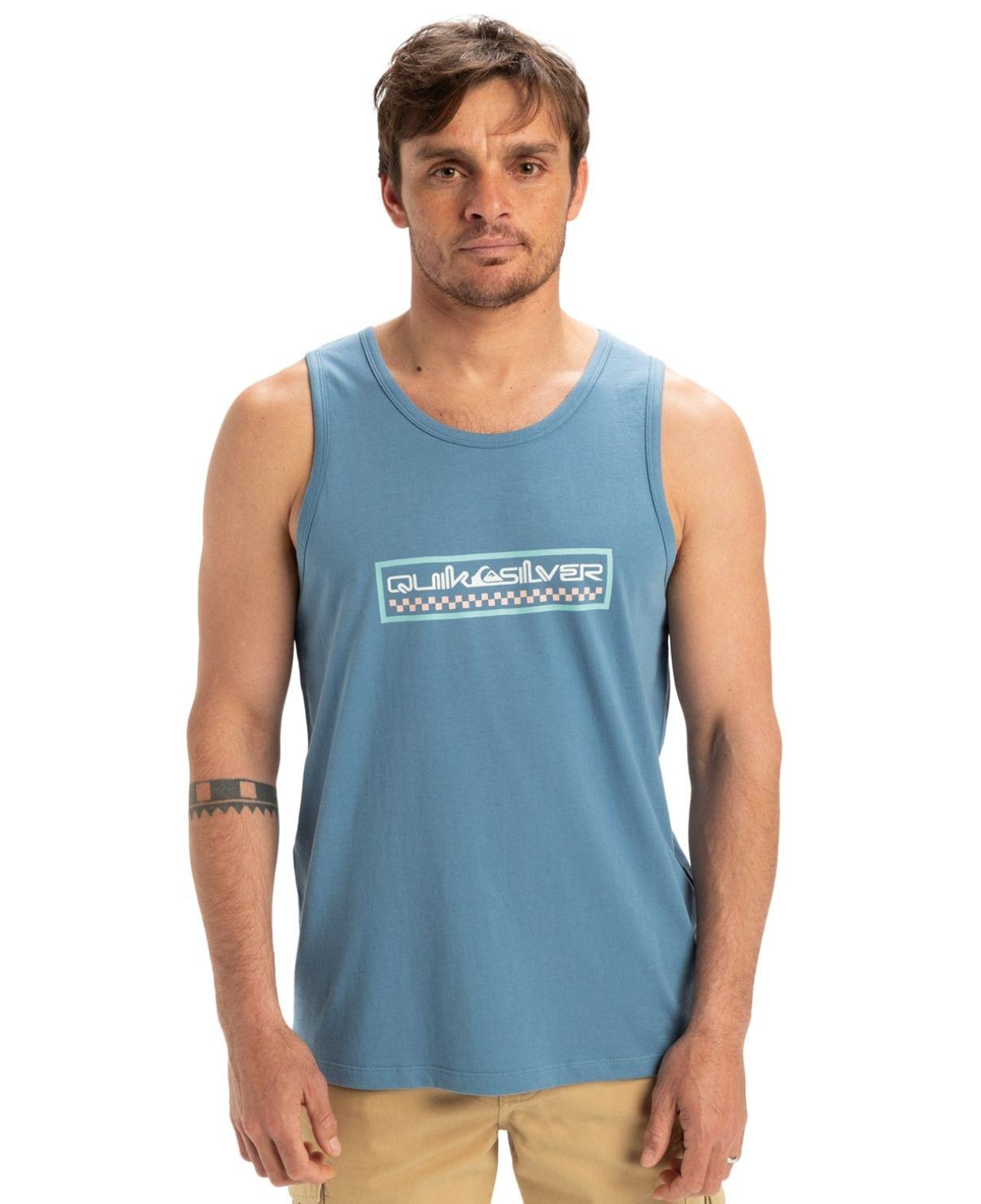 Quiksilver Ev Sun Dagger Tank Erkek Mavi Atlet