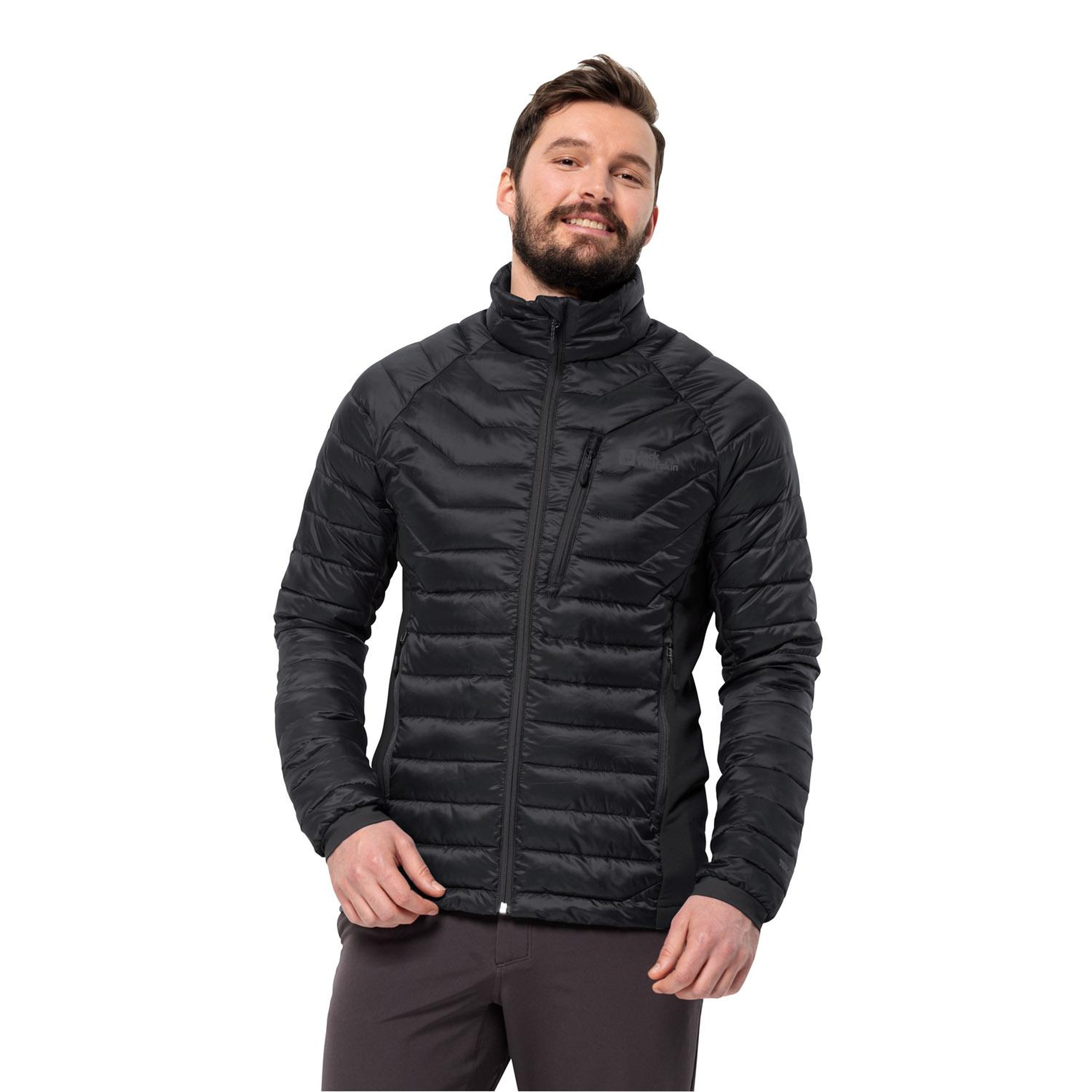 Jack Wolfskin Routeburn Pro Ins Erkek Siyah Outdoor Ceketi