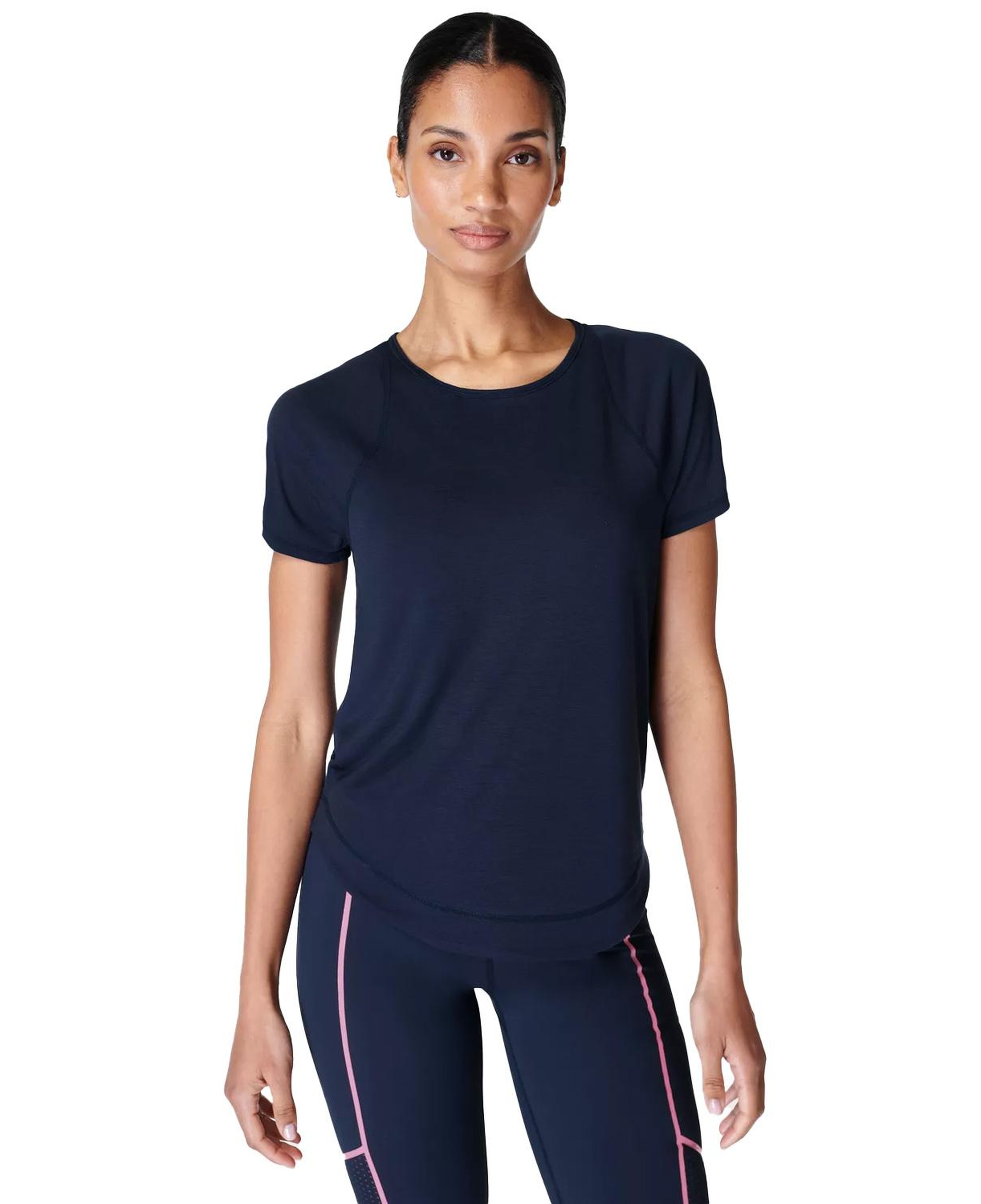 Sweaty Betty Breathe Easy Kadın Mavi Koşu Tişört