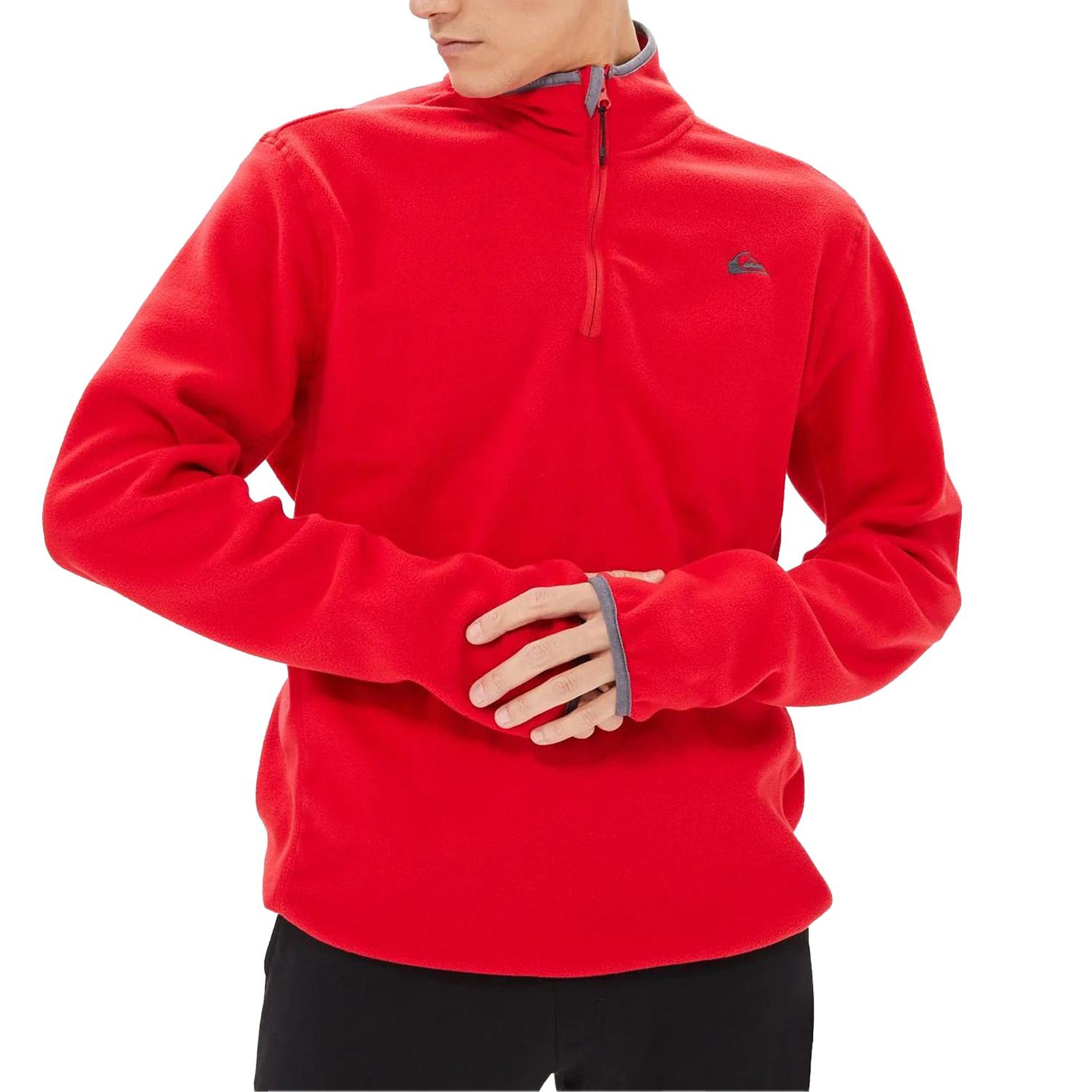 Quiksilver Mission Halfzip Erkek Kırmızı Polar