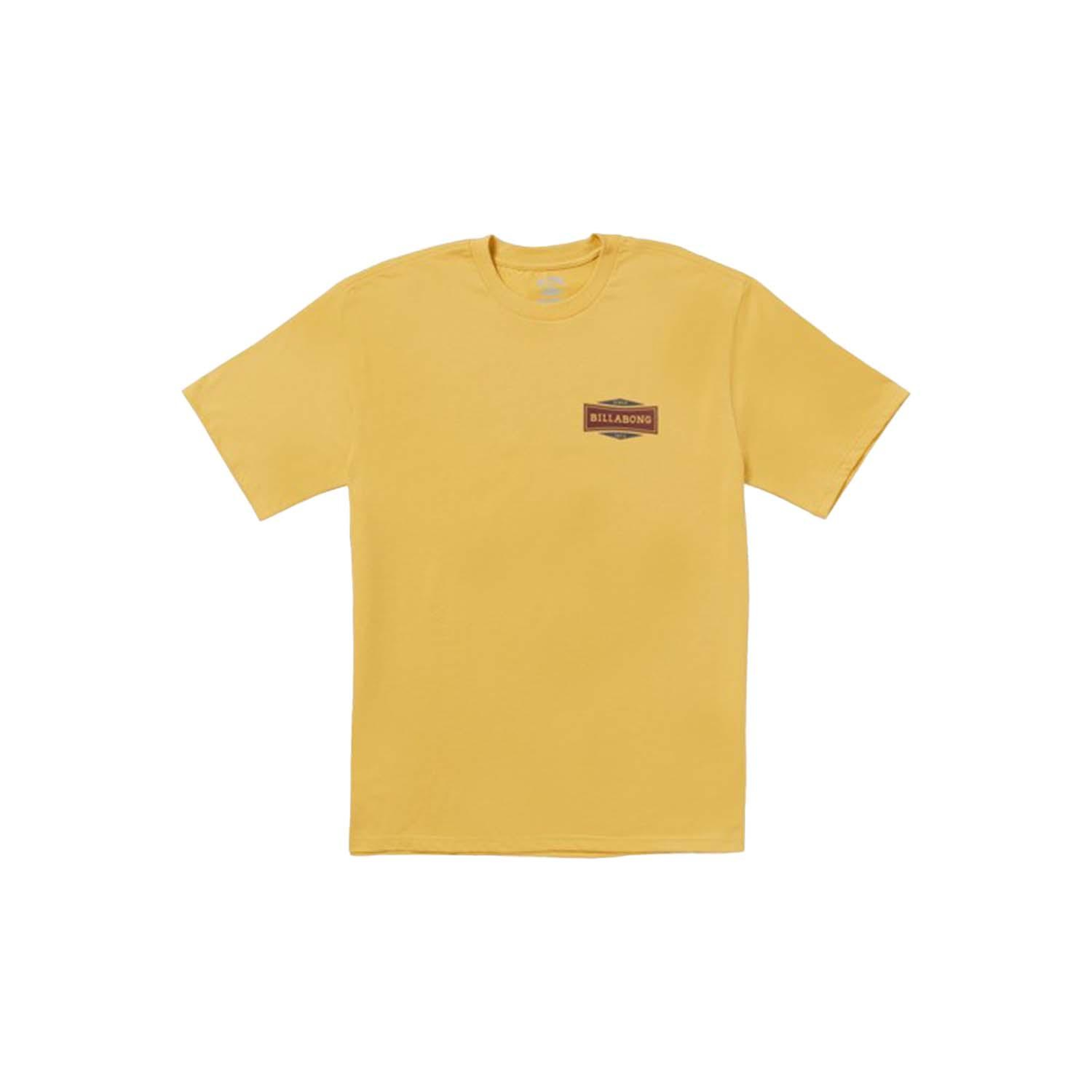 Billabong Walled Regular Ss Erkek Sarı Tişört