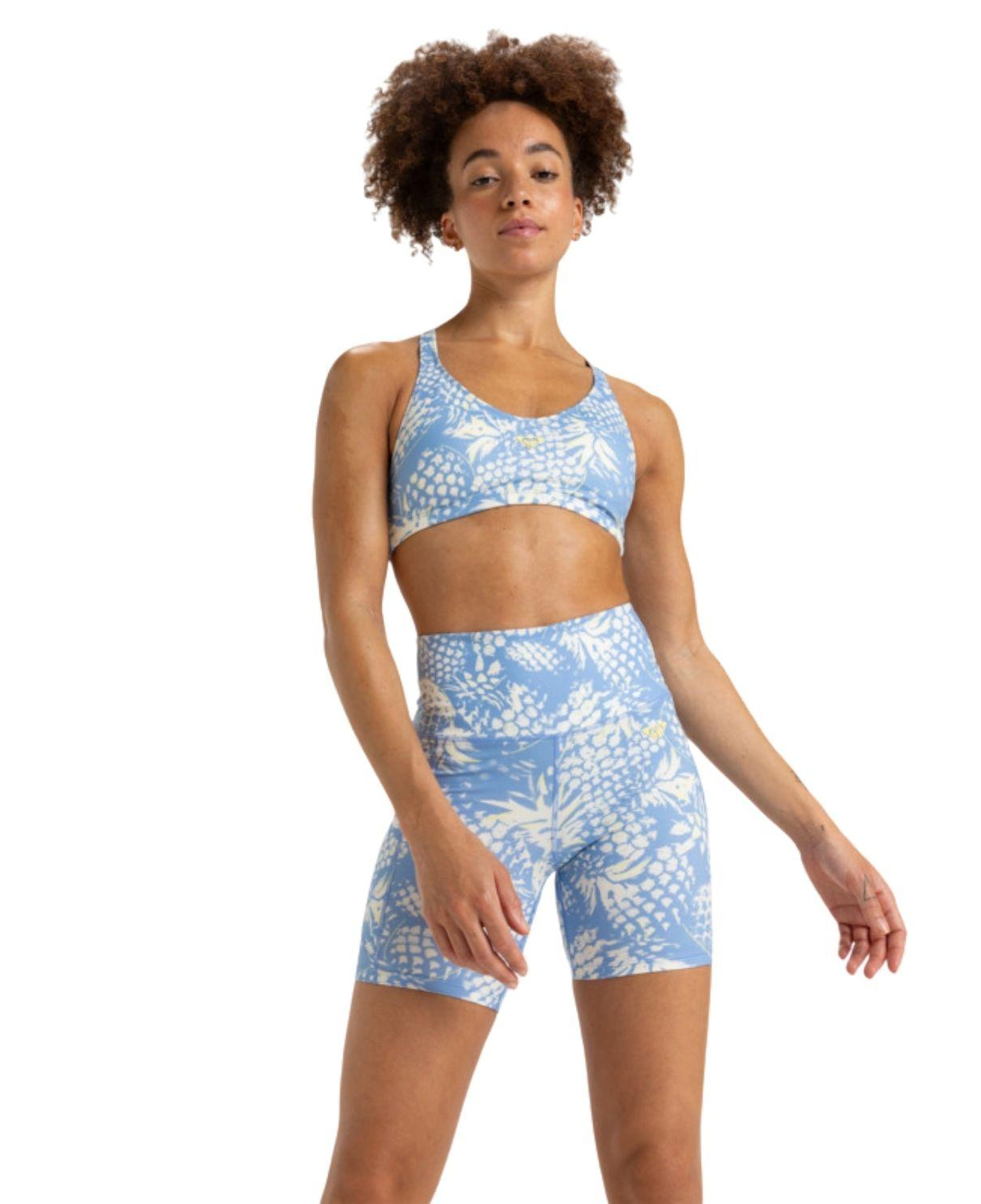 Roxy Heart Into It Bra PT Kadın Mavi Fitness Bra