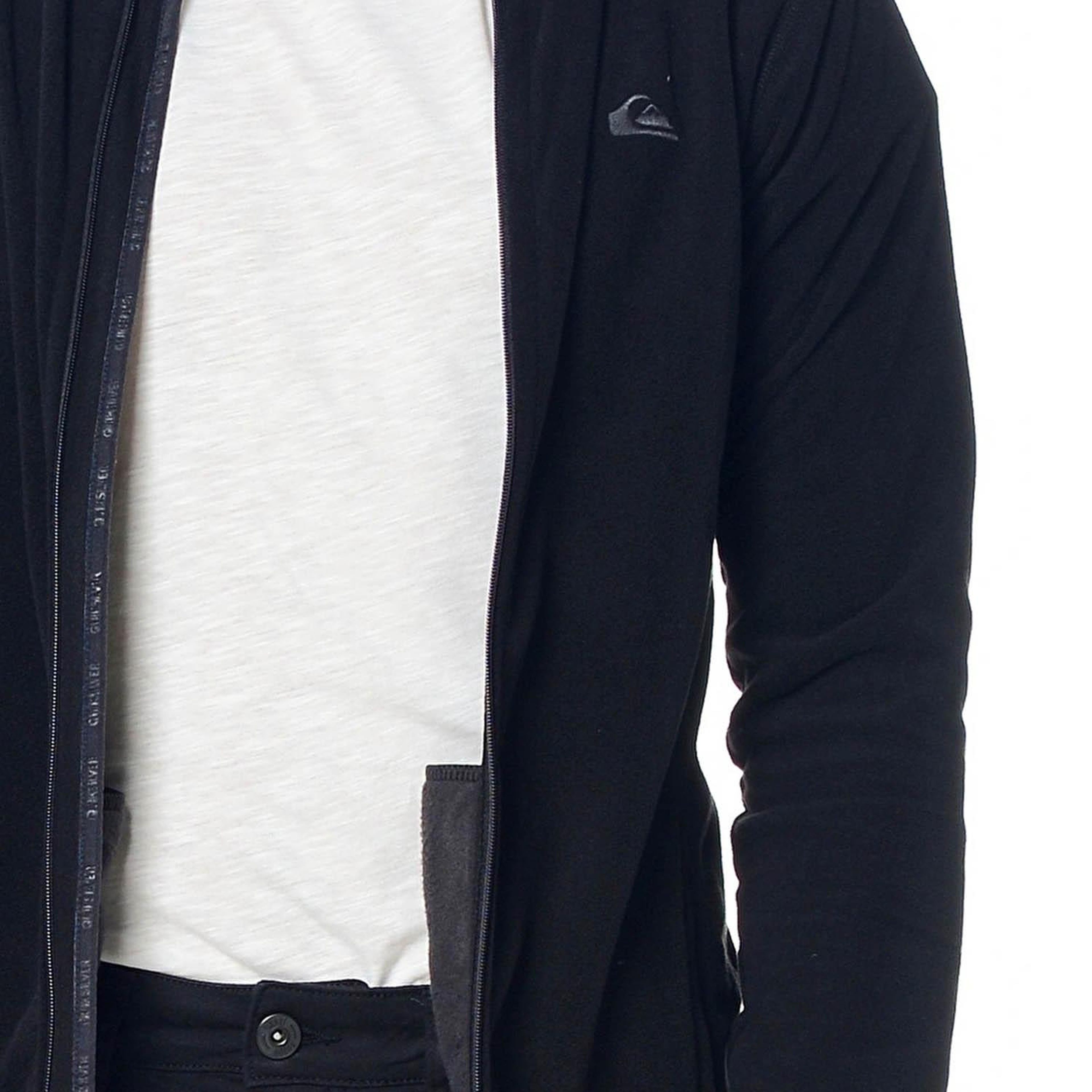Quiksilver Mission Fz Erkek Siyah Polar Ceket