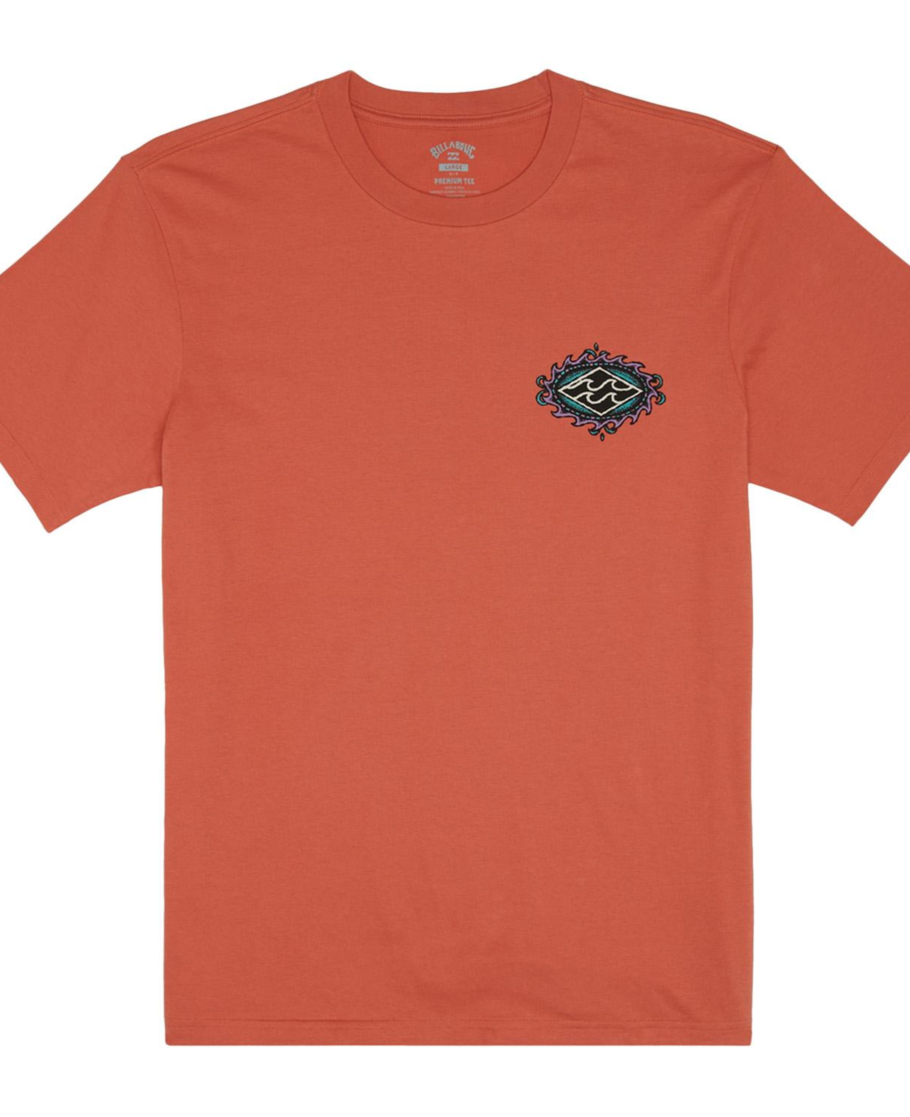 Billabong Crayon Wave Erkek Pembe Tişört