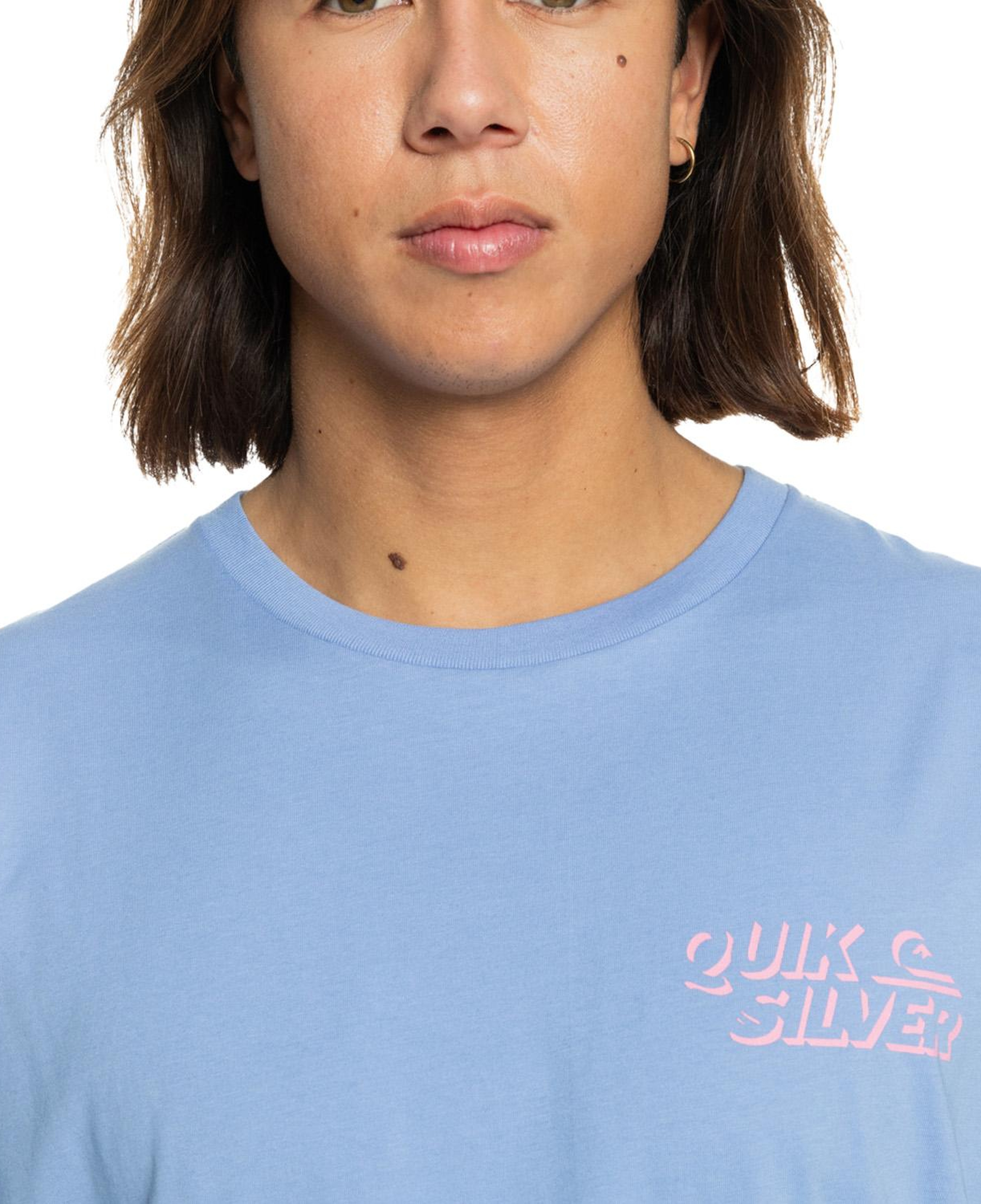 Quiksilver Shadow Knock Erkek Mavi Tişört