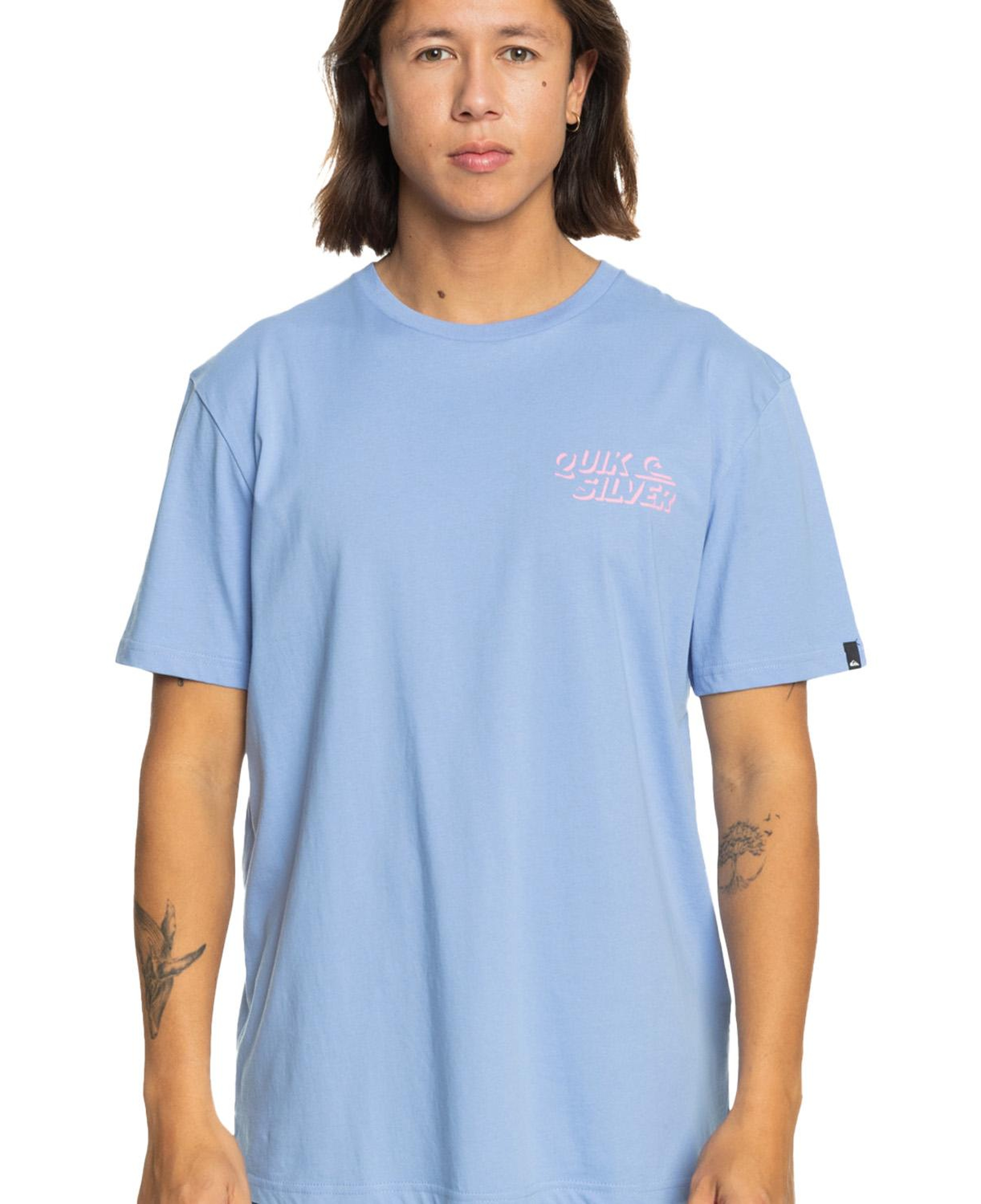 Quiksilver Shadow Knock Erkek Mavi Tişört