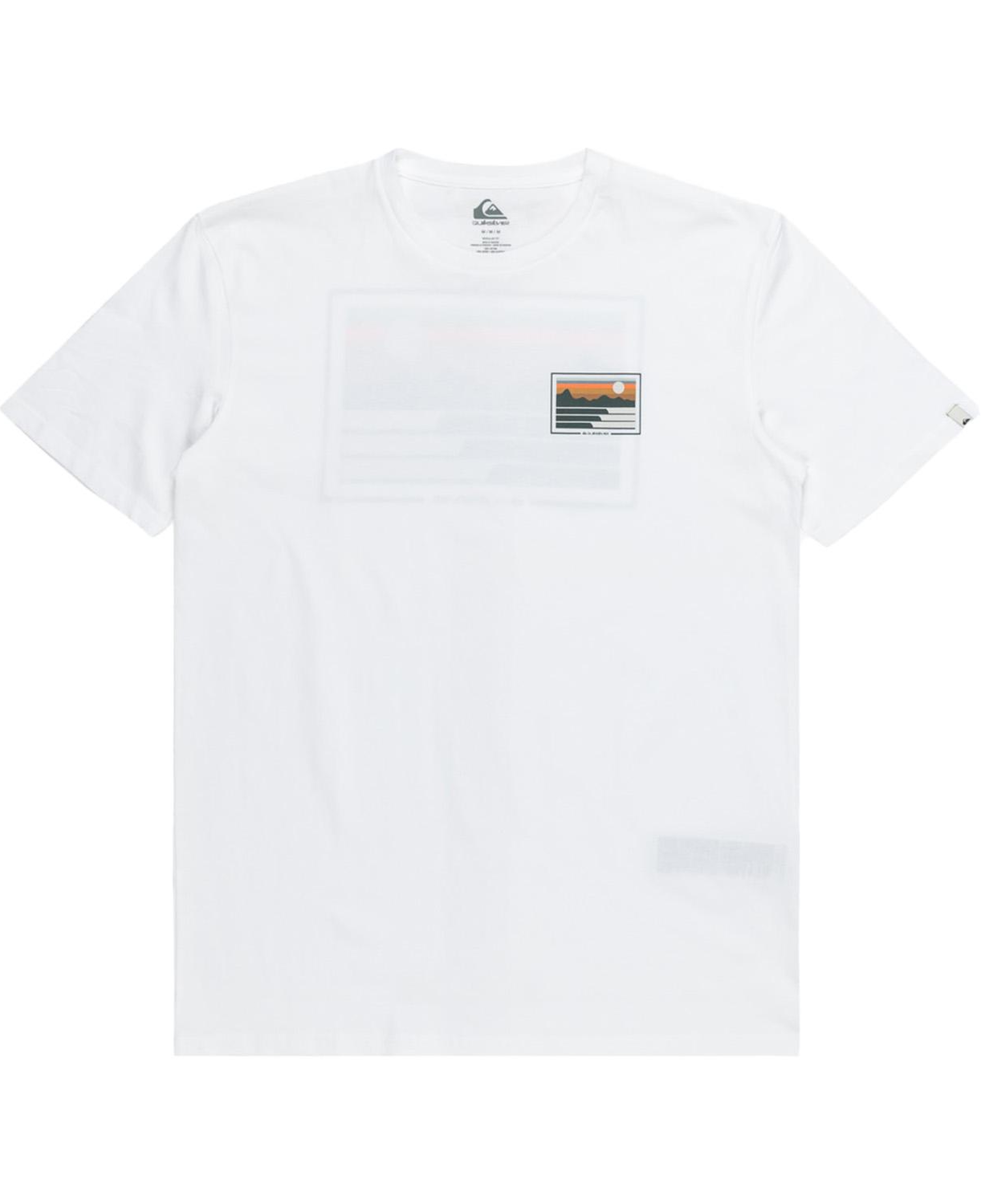 Quiksilver Land And Sea Erkek Beyaz Tişört