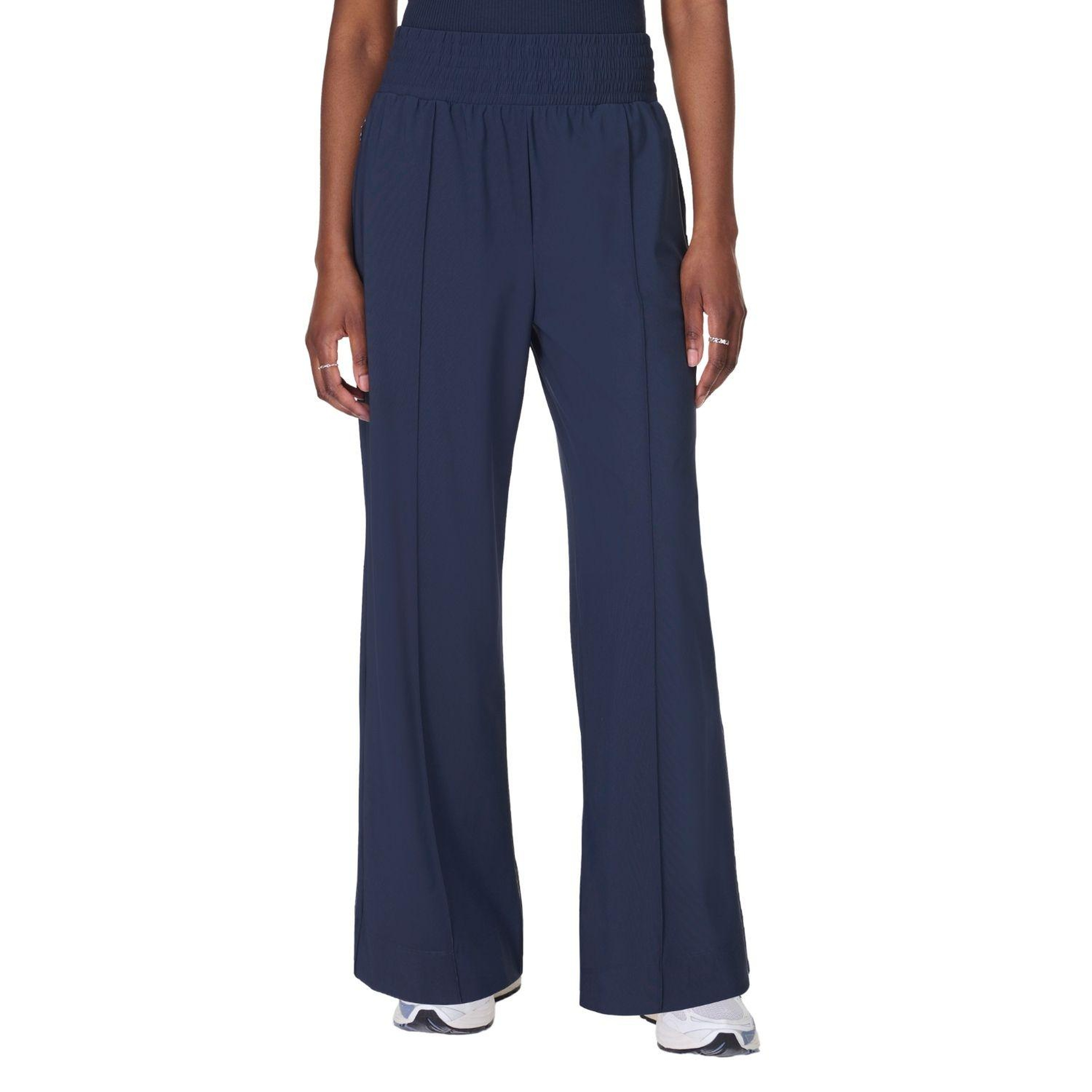Sweaty Betty Explorer Wide Leg Track Pant Kadın Mavi Pantolon