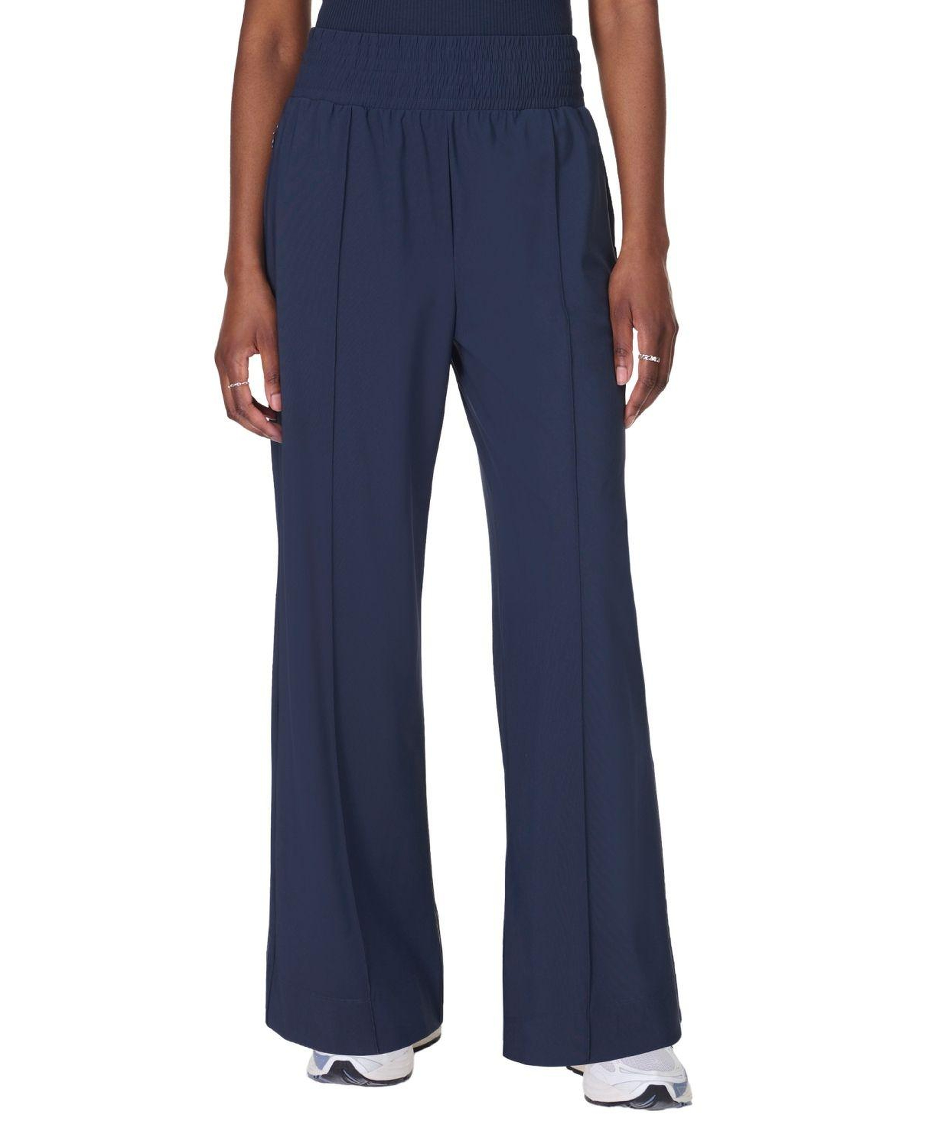 Sweaty Betty Explorer Wide Leg Track Pant Kadın Mavi Pantolon