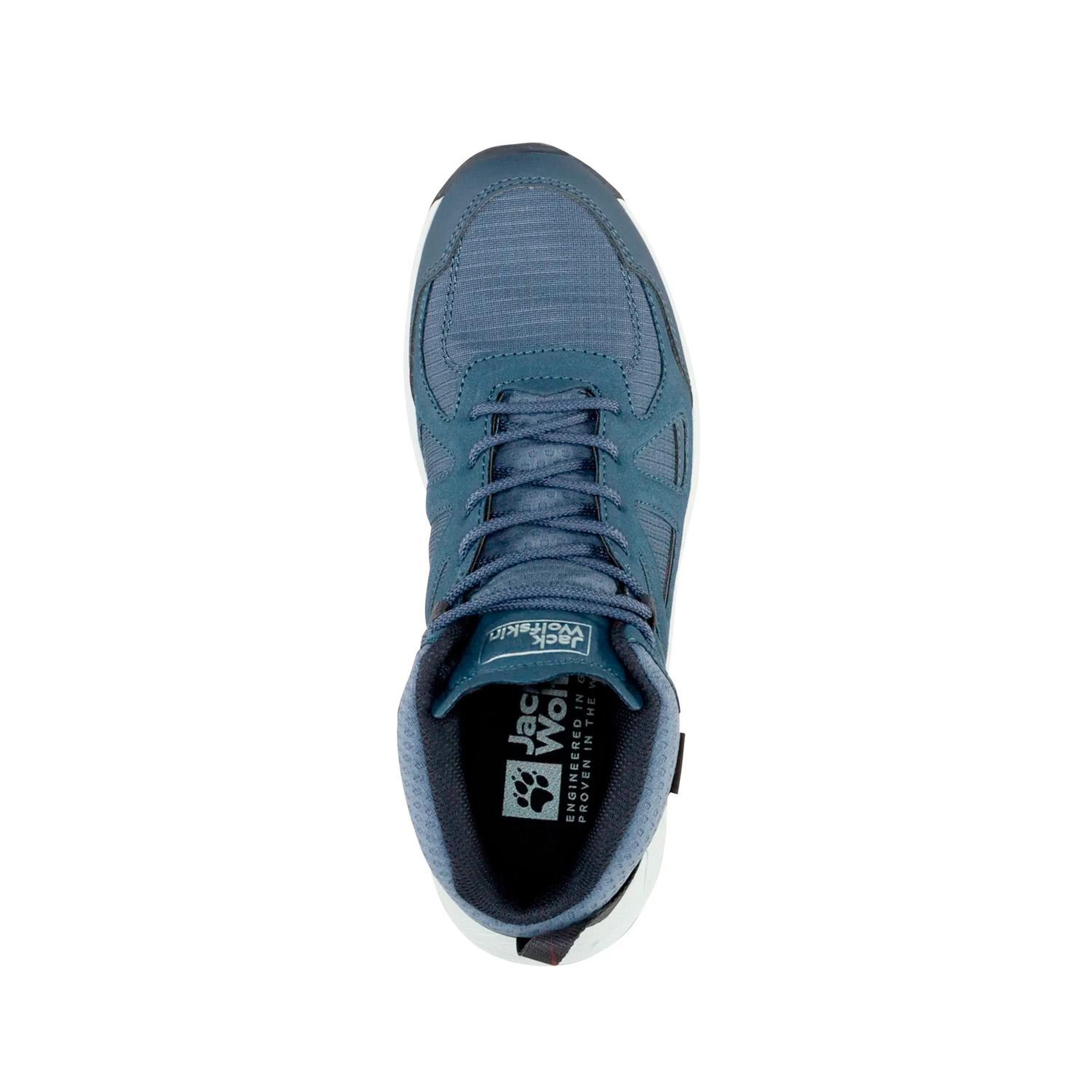 Jack Wolfskin Woodland 2 Texapore Mid Kadın Mavi Bot