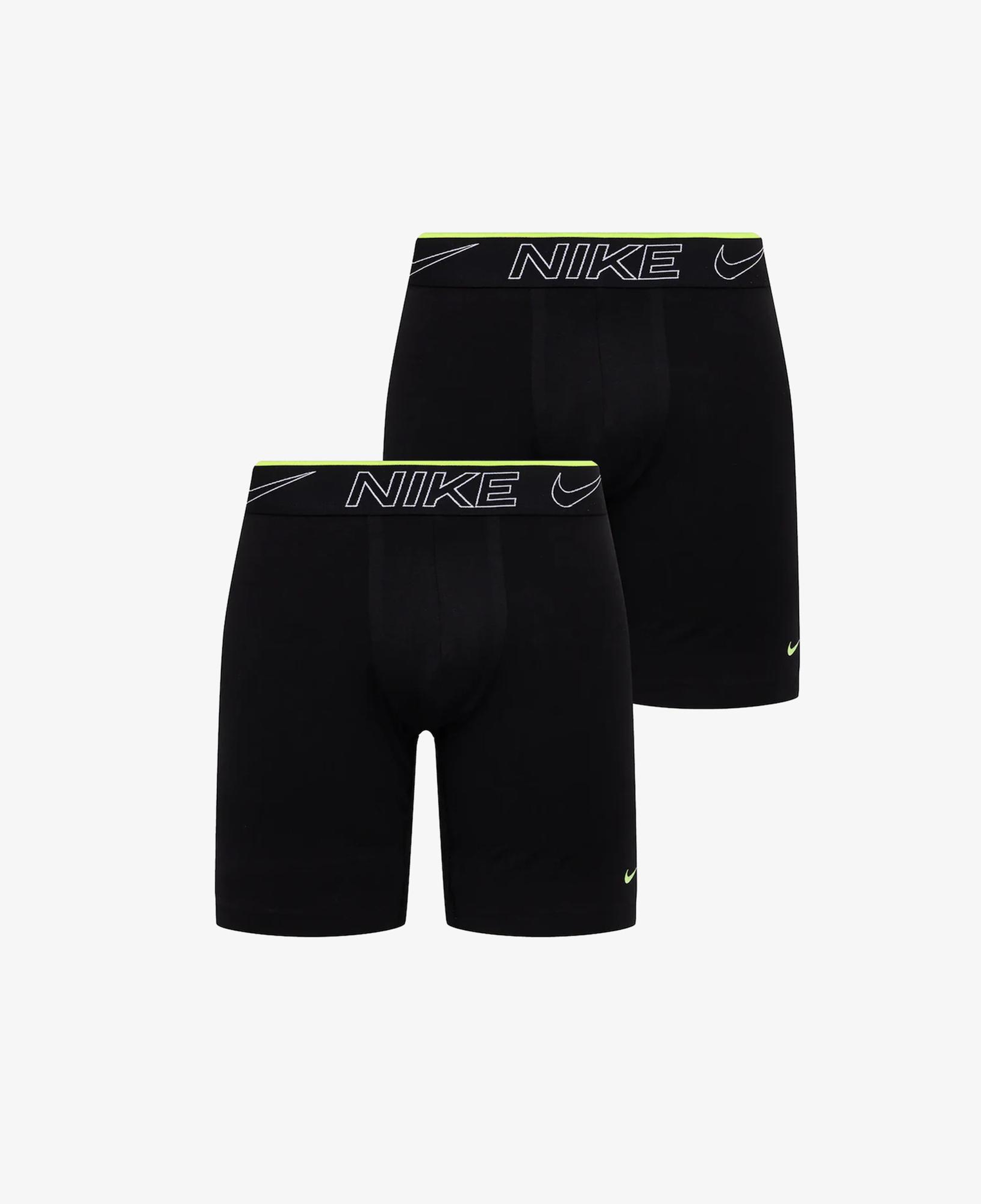 Nike Brief Long 2' li Erkek Siyah Boxer