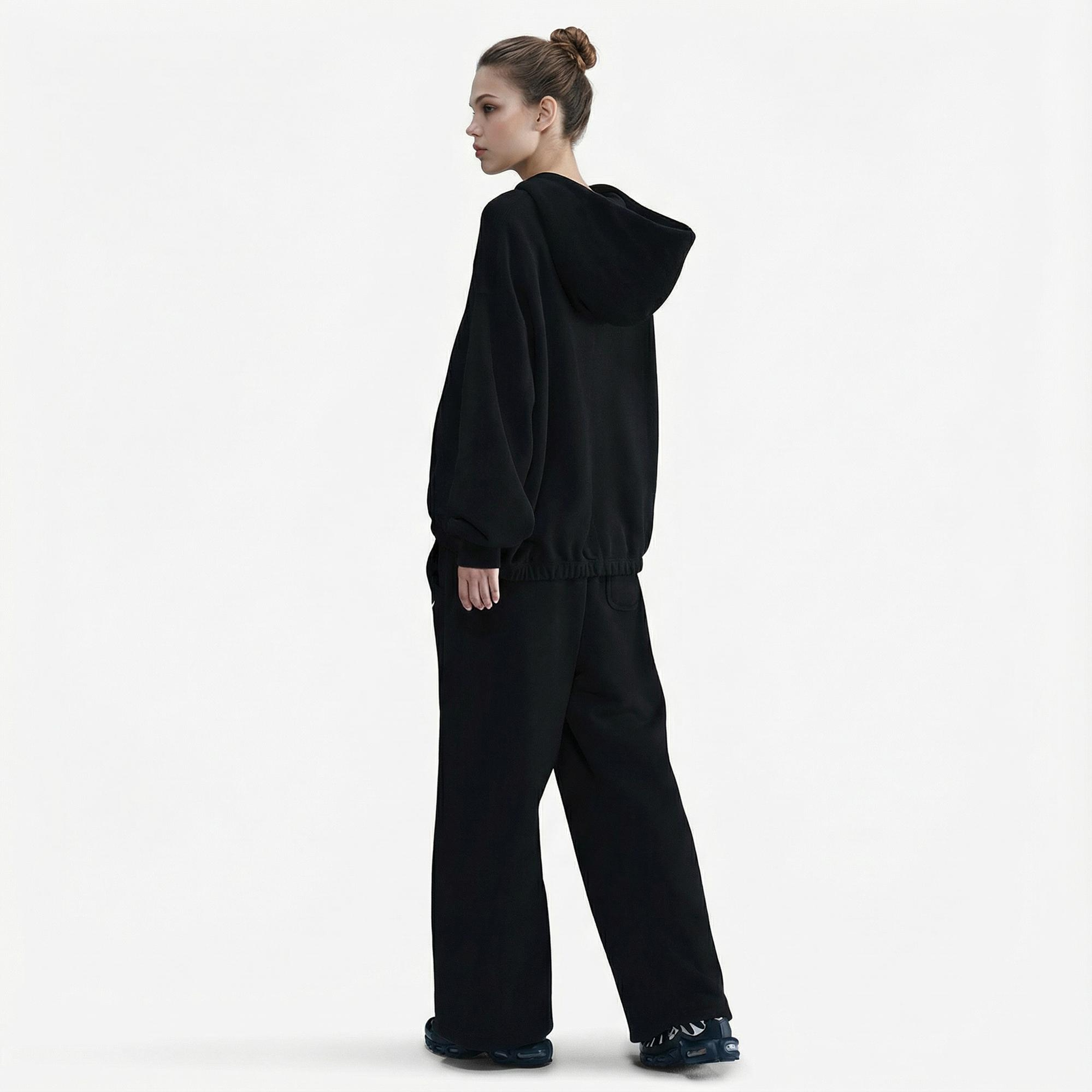 Nike Sportswear Street Fleece Kadın Siyah Eşofman Altı