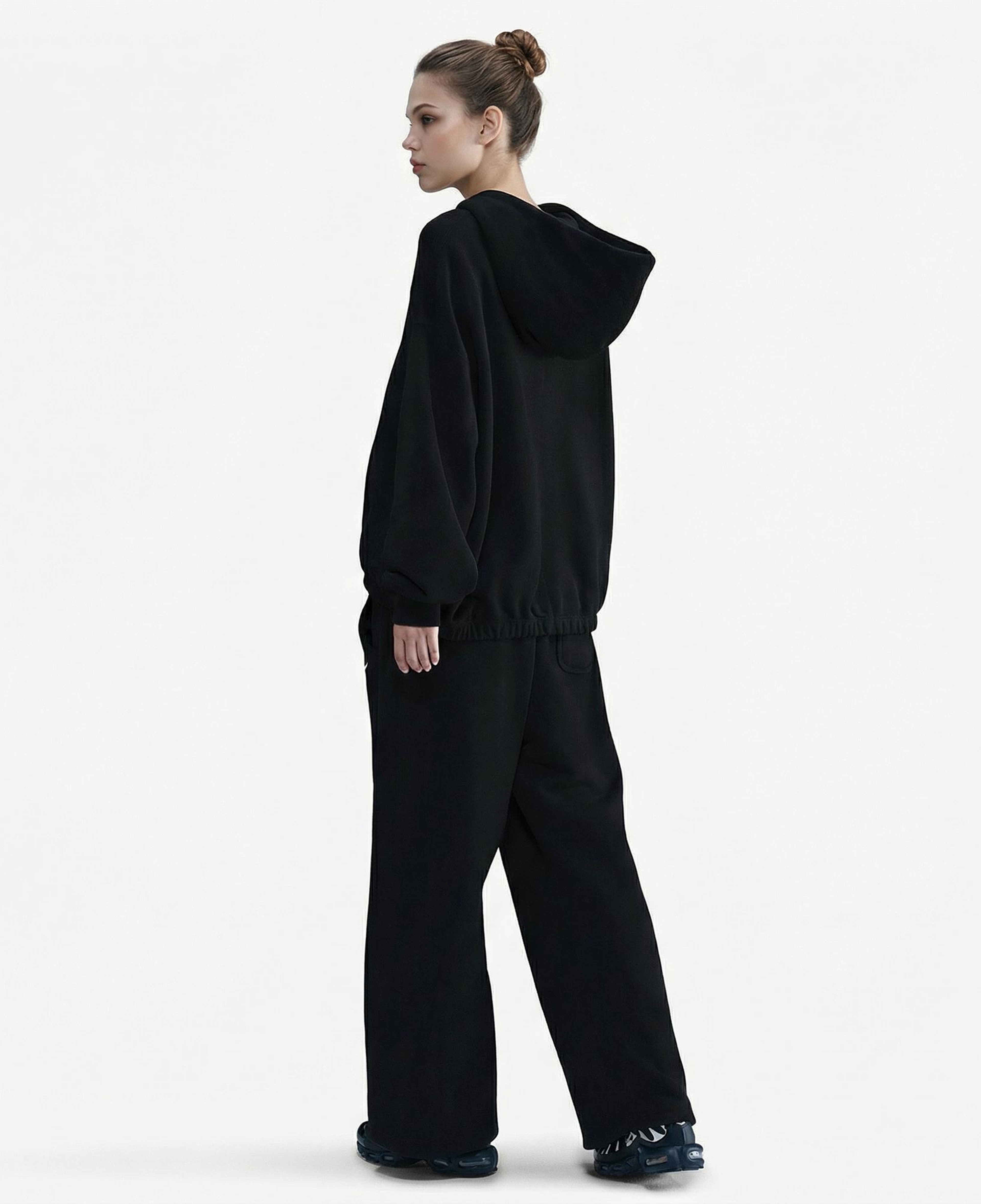 Nike Sportswear Street Fleece Kadın Siyah Eşofman Altı