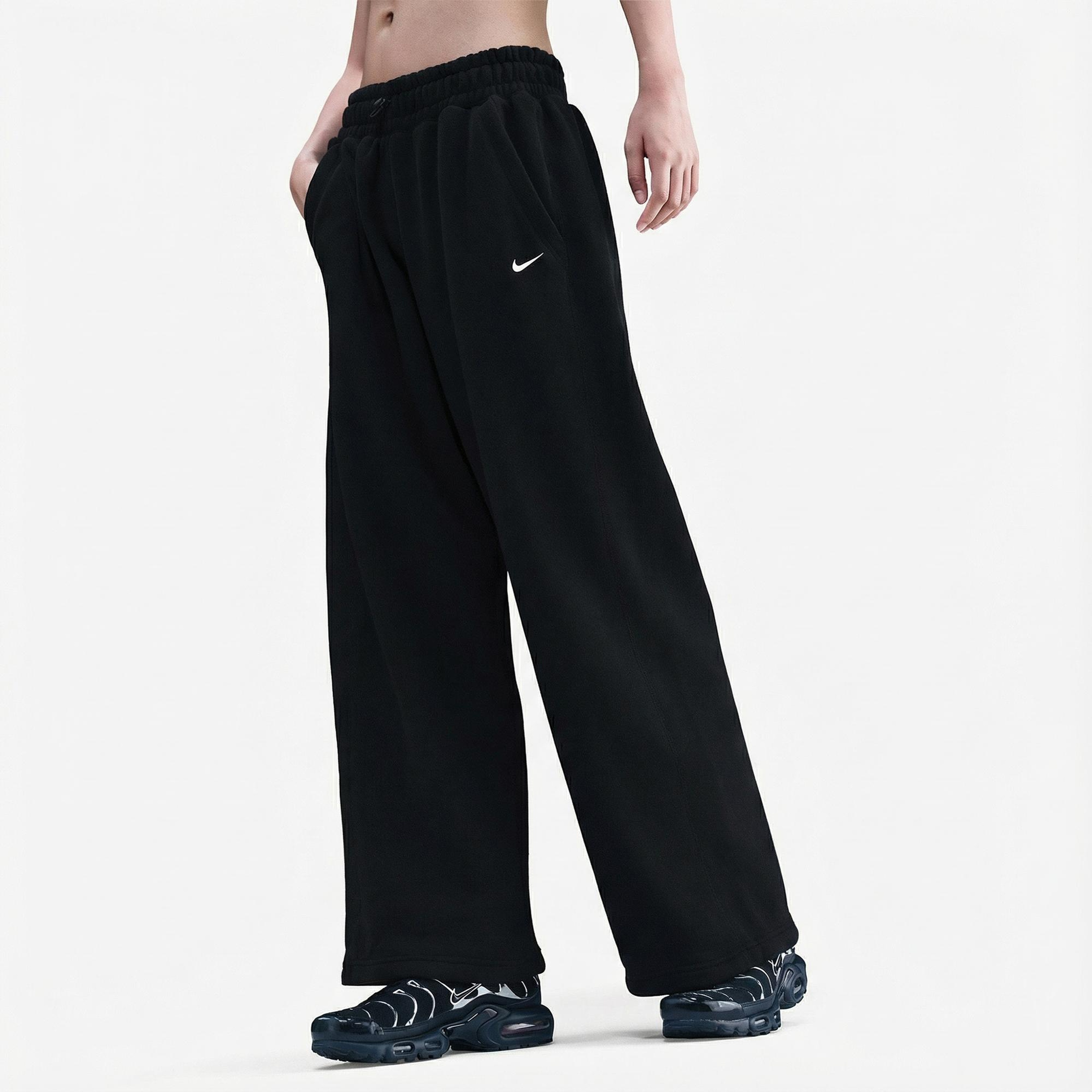 Nike Sportswear Street Fleece Kadın Siyah Eşofman Altı