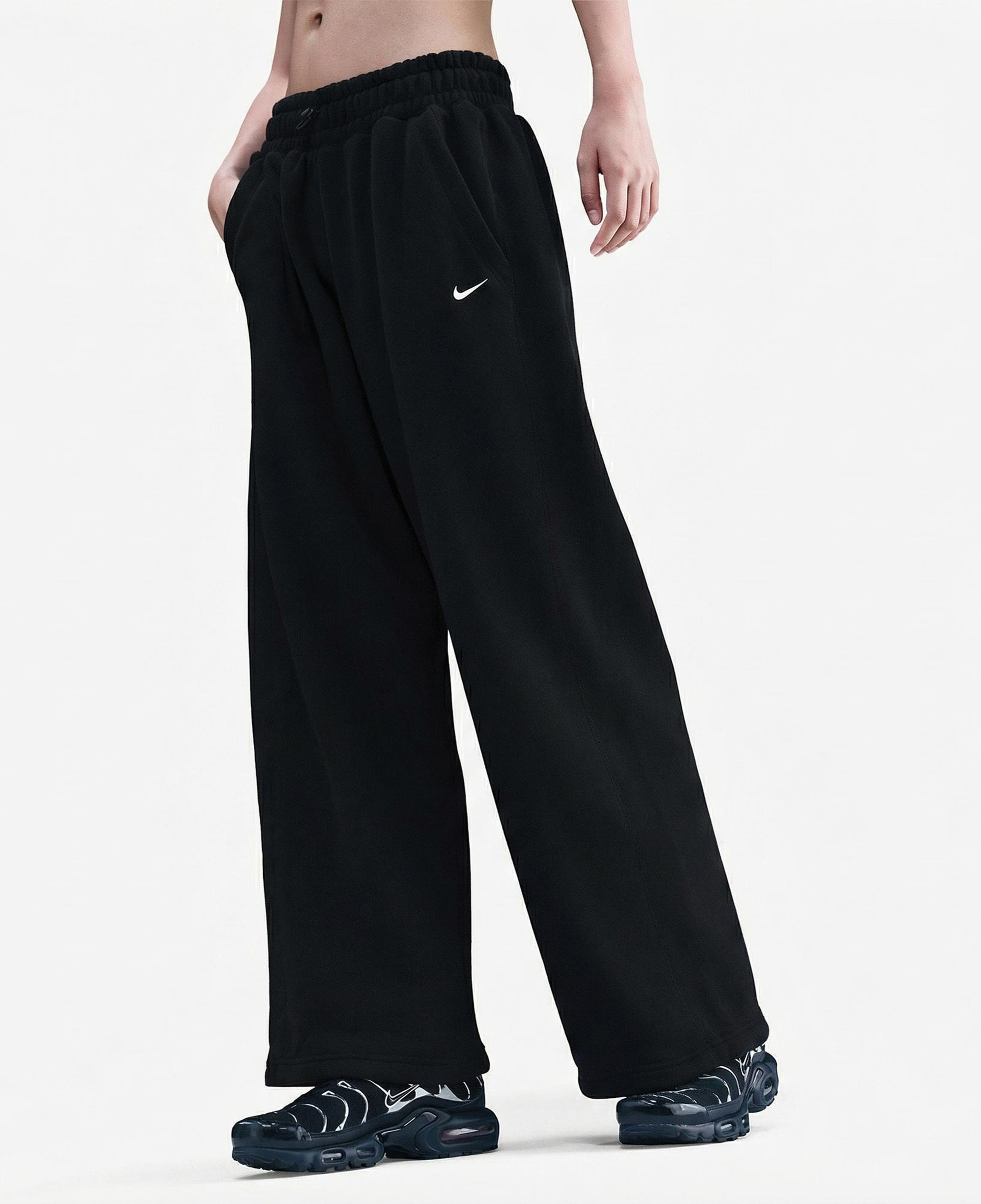 Nike Sportswear Street Fleece Kadın Siyah Eşofman Altı