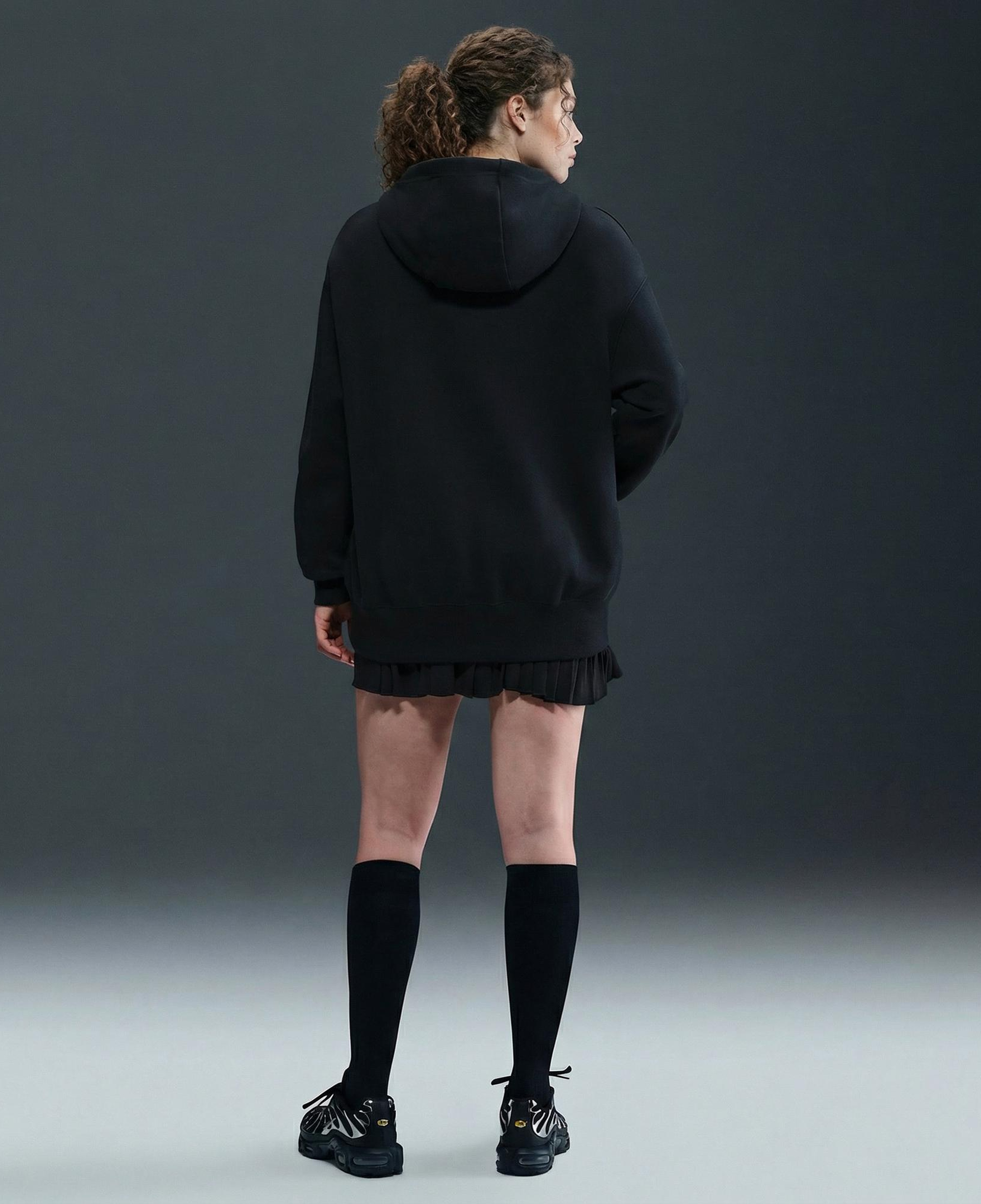 Nike Sportswear Phoenix Fleece Kadın Siyah Hoodie