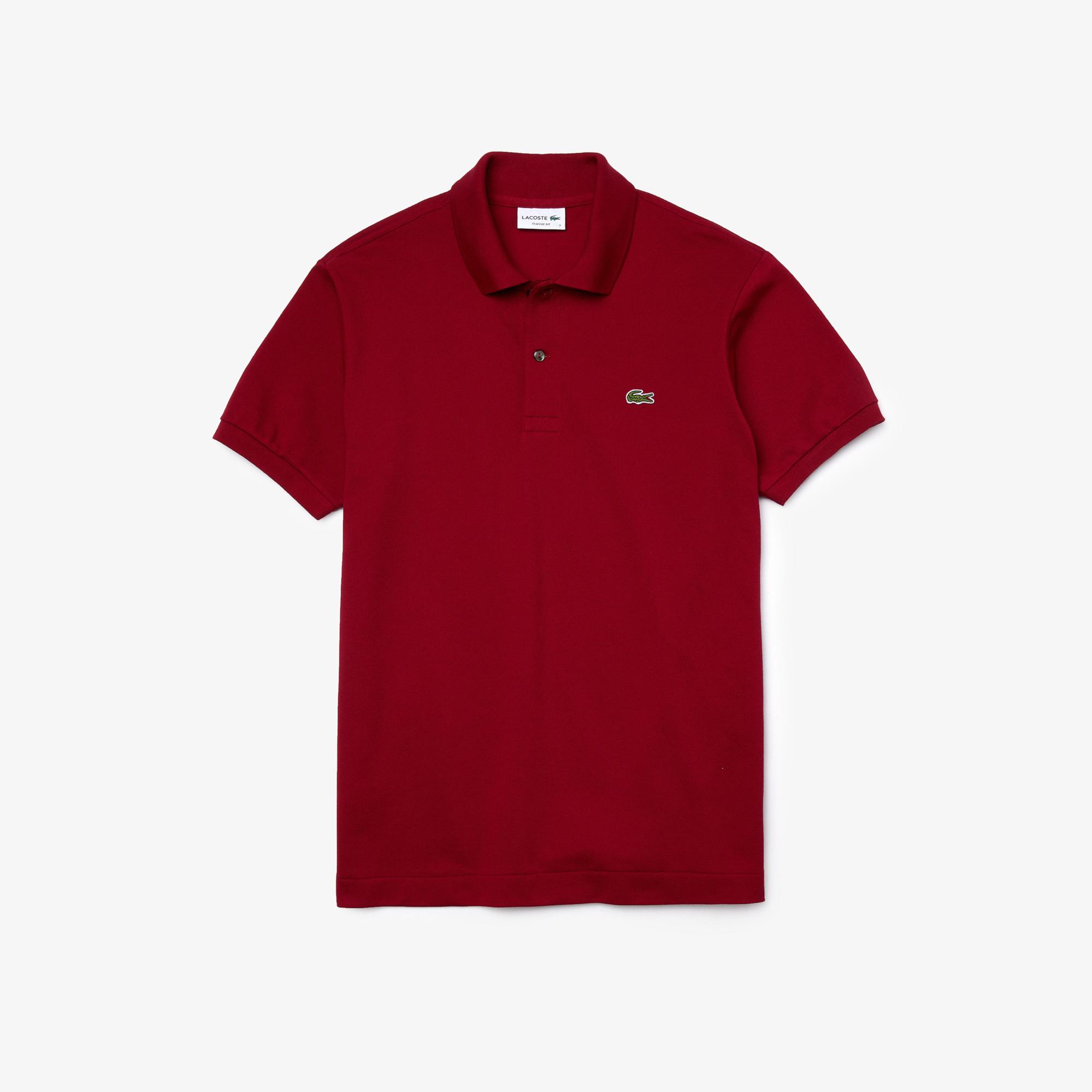 Lacoste L.12.12 Erkek Classic Fit Bordo Polo