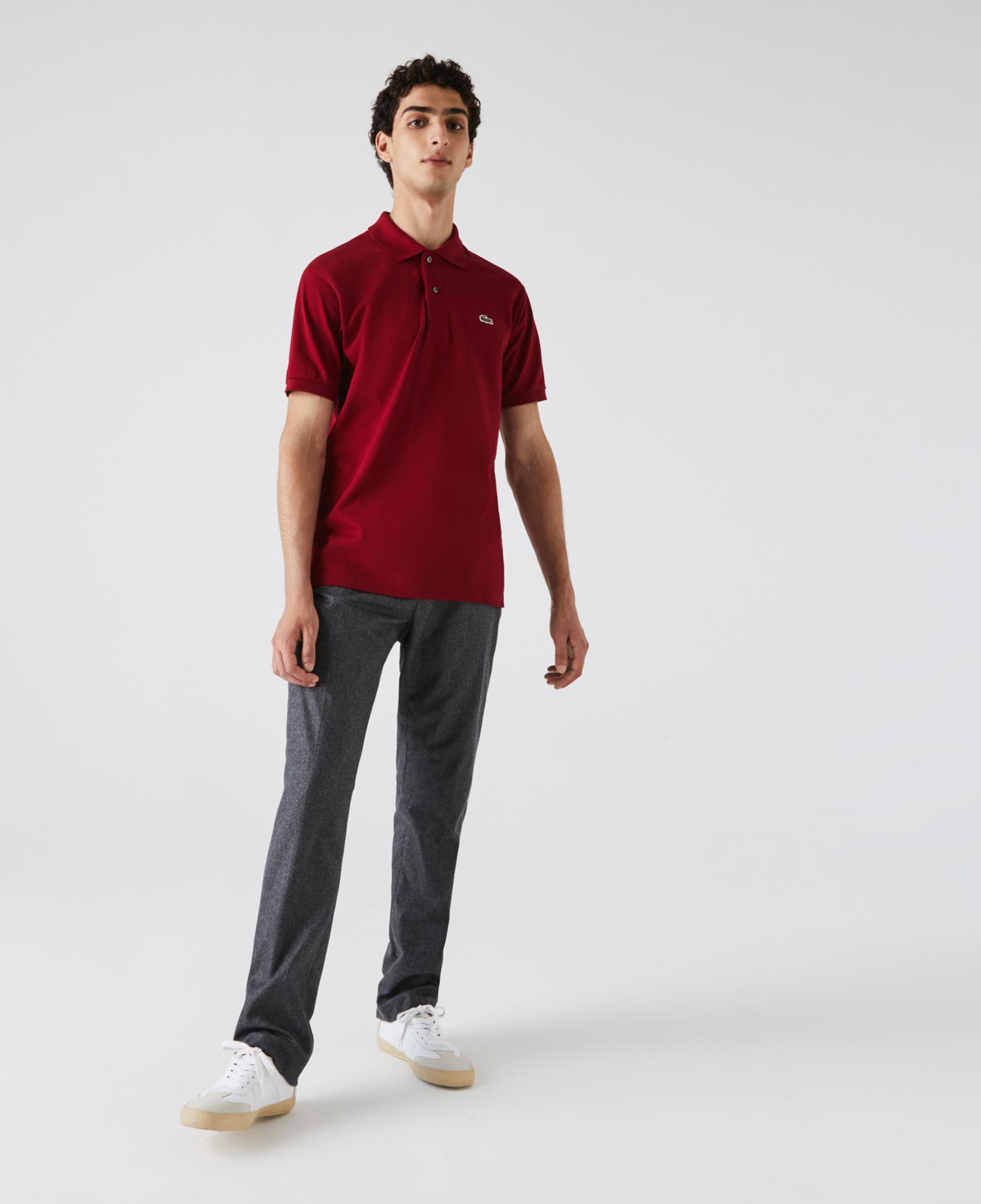 Lacoste L.12.12 Erkek Classic Fit Bordo Polo