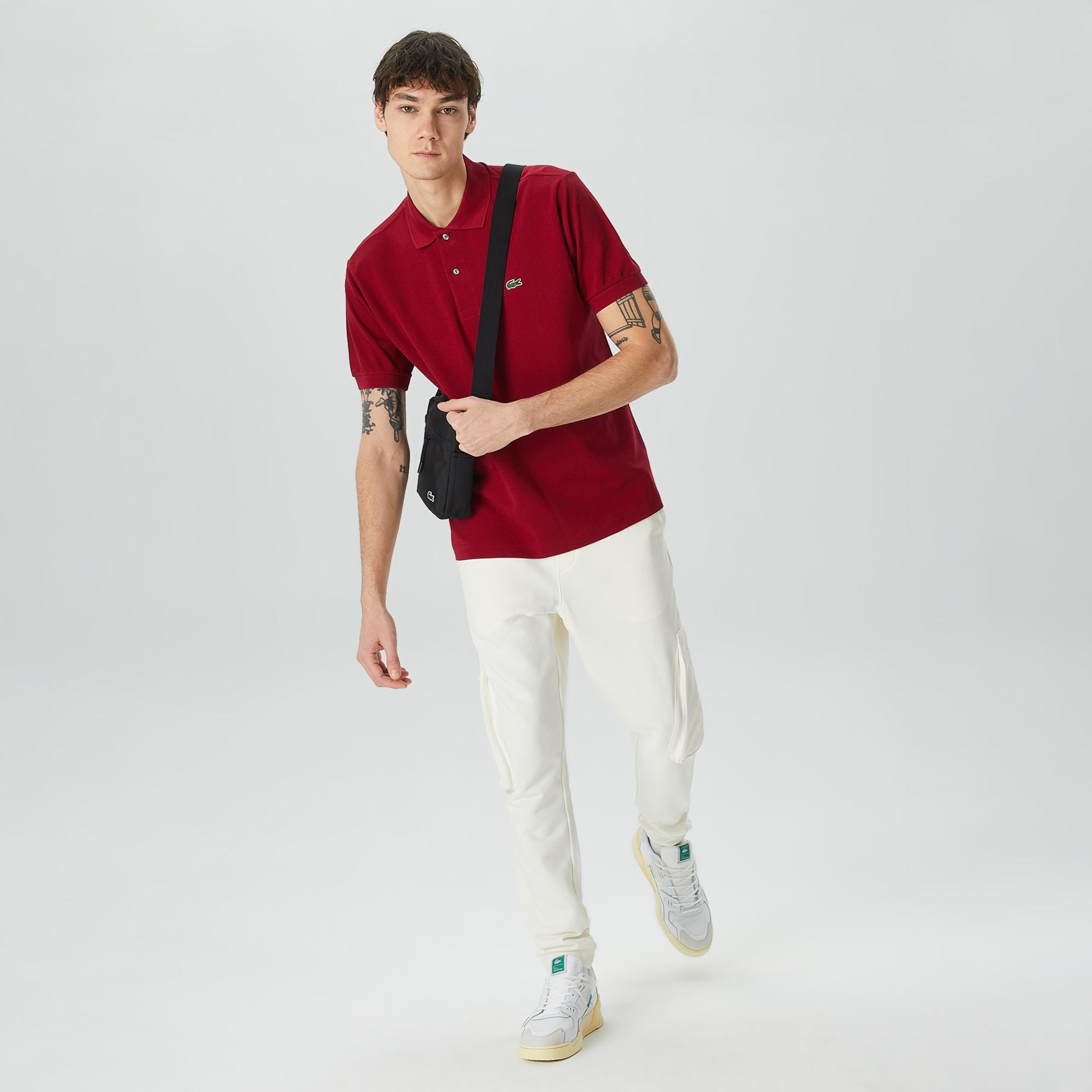 Lacoste L.12.12 Erkek Classic Fit Bordo Polo