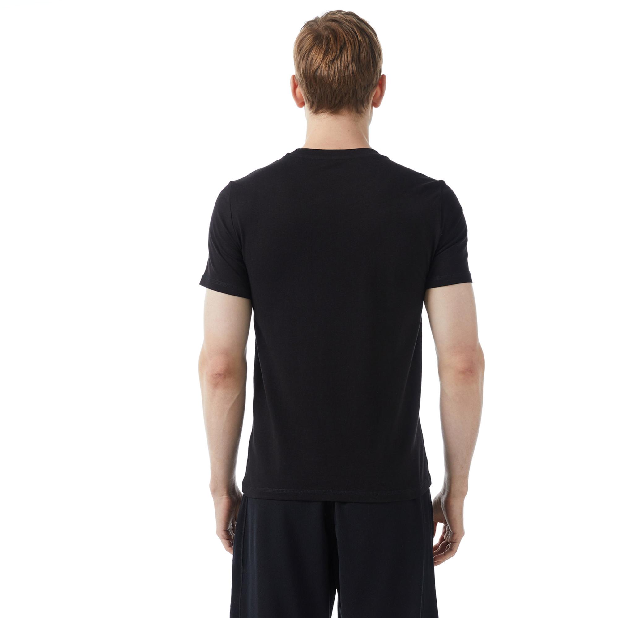 Guess Mid Organic Stream Erkek Siyah T-Shirt