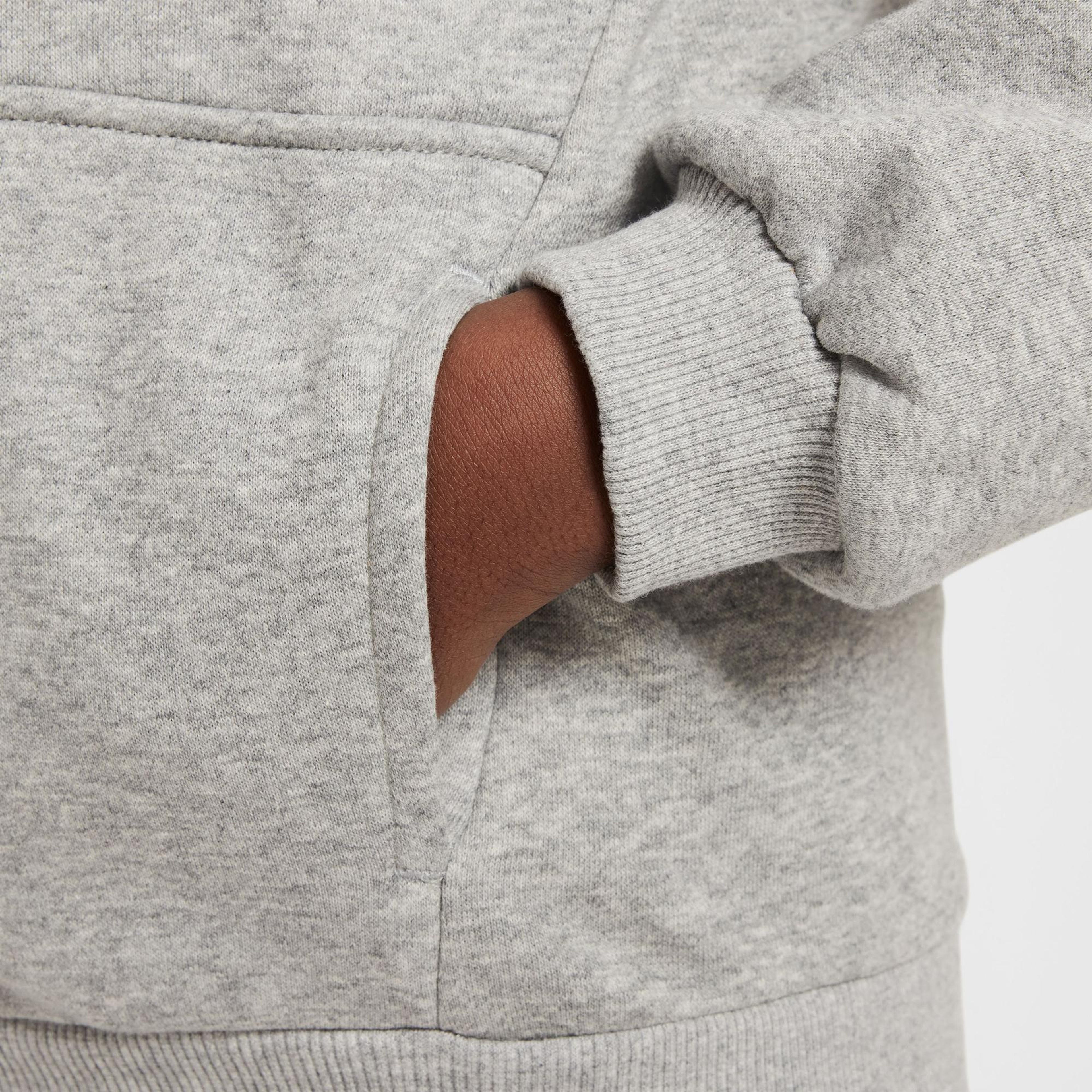 Nike Sportswear Club Fleece Çocuk Gri Hoodie