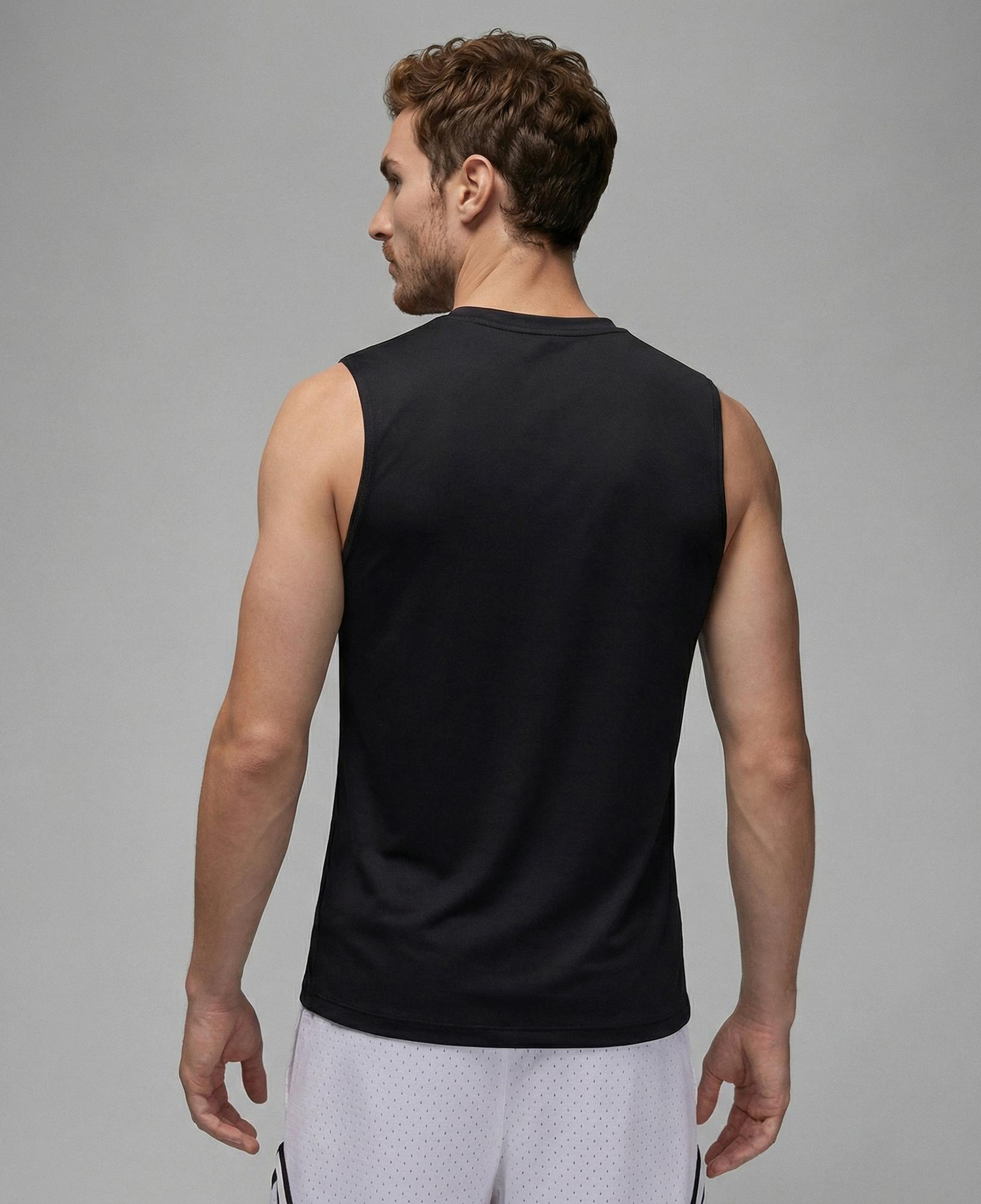 Jordan Dri-Fit Sport Erkek Siyah Kolsuz T-Shirt