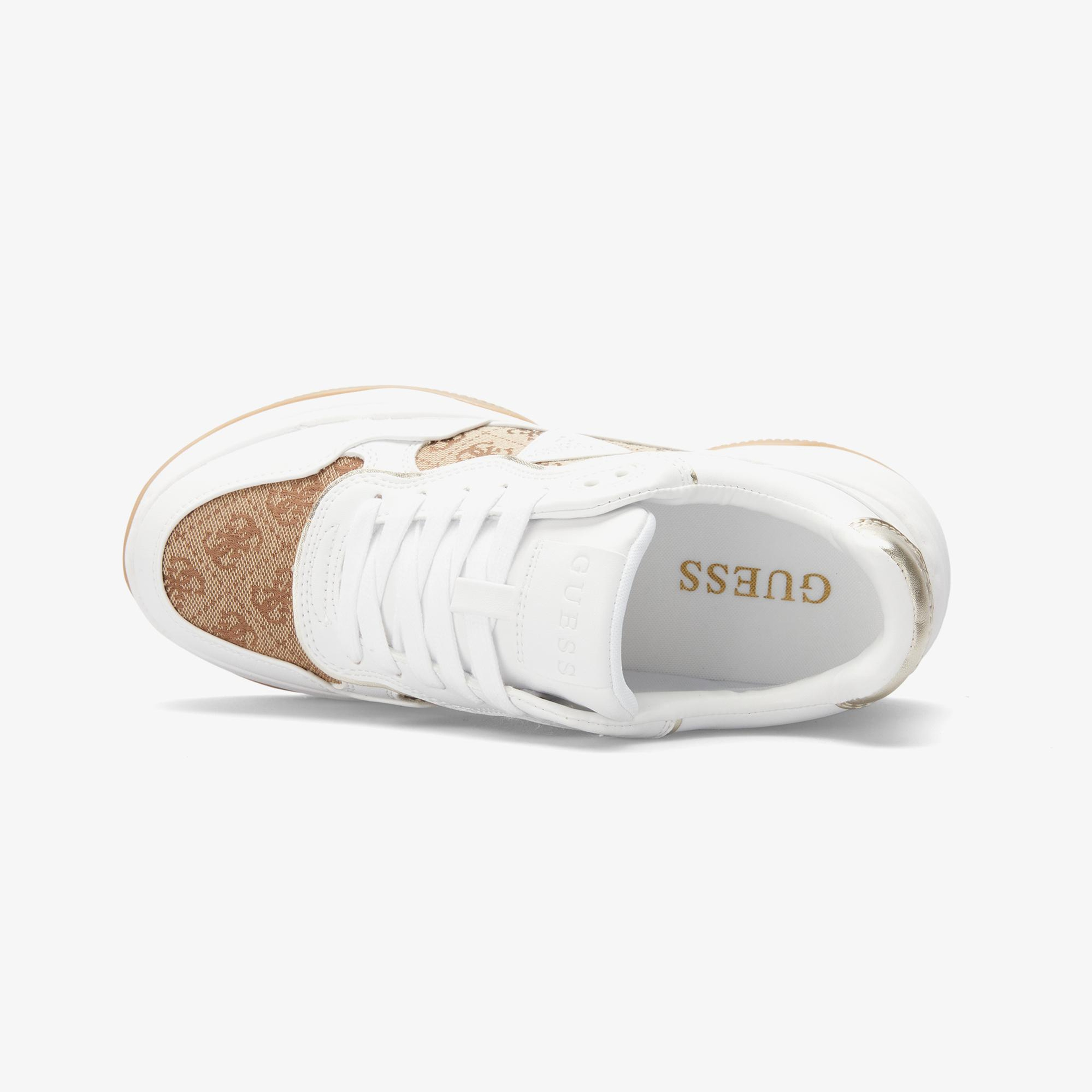 Guess Happy Kadın Beyaz Sneaker