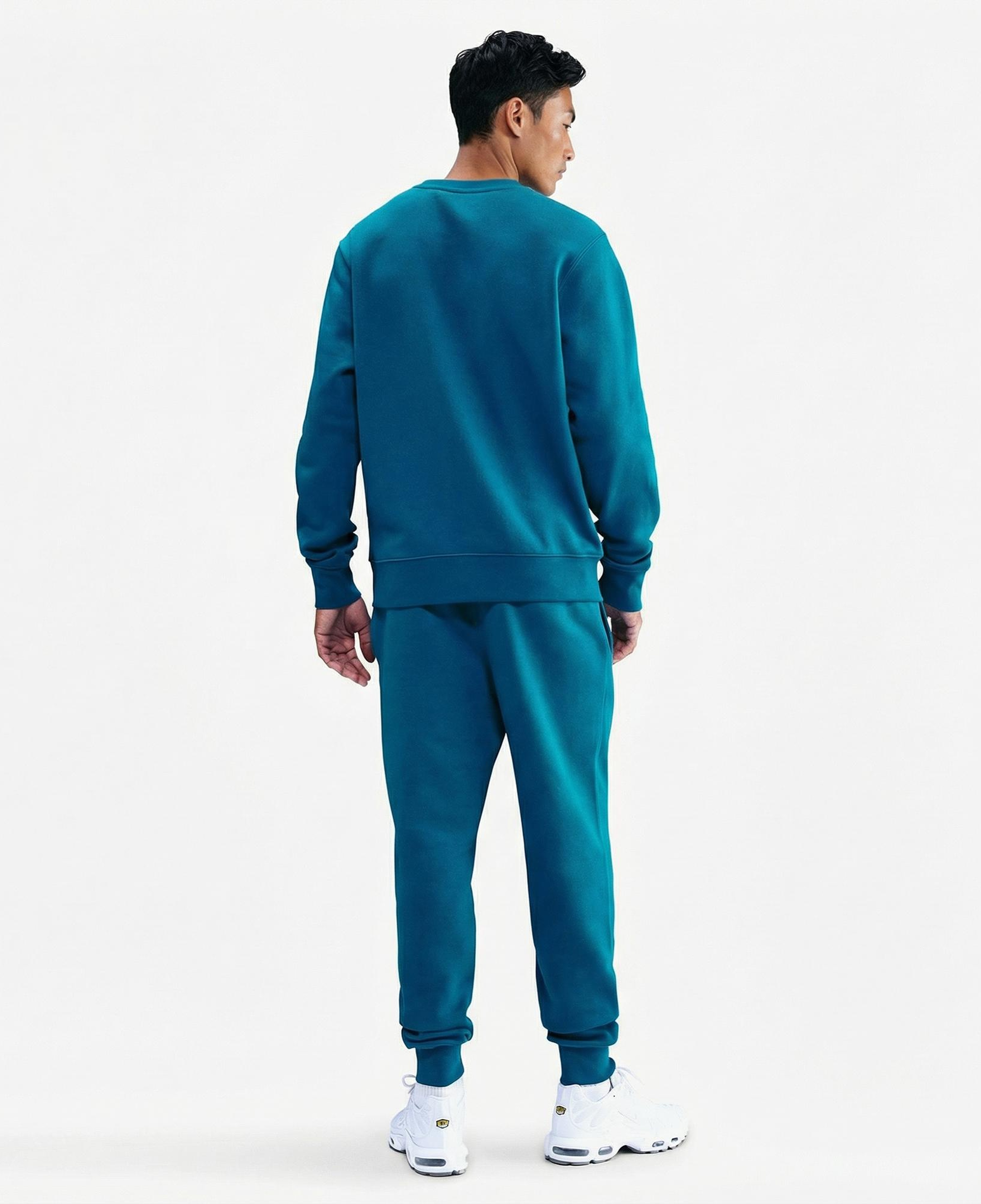 Nike Club Fleece Crew Erkek Yeşil Sweatshirt