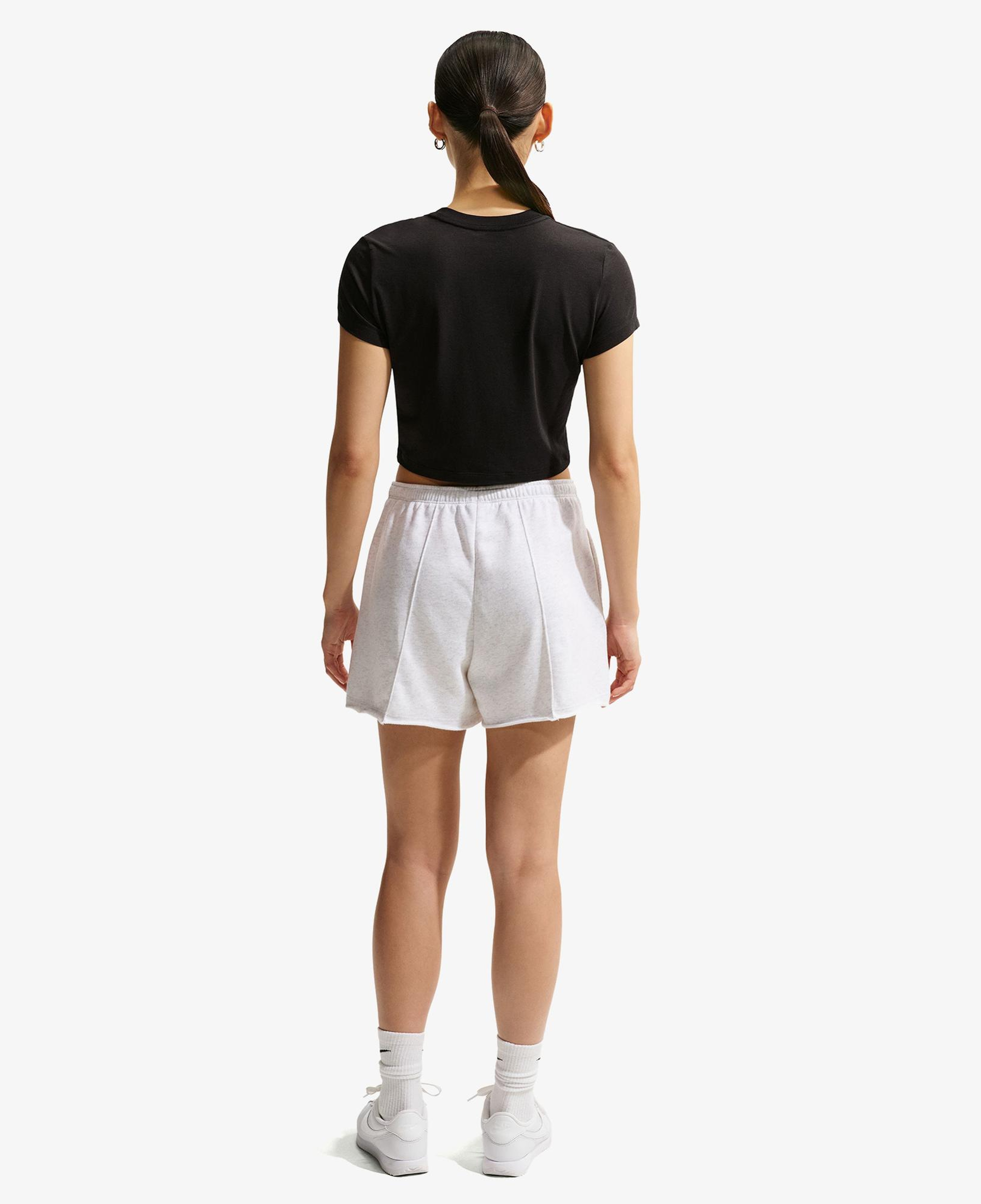 Nike Sportswear Chill Knit Kadın Siyah Crop T-Shirt