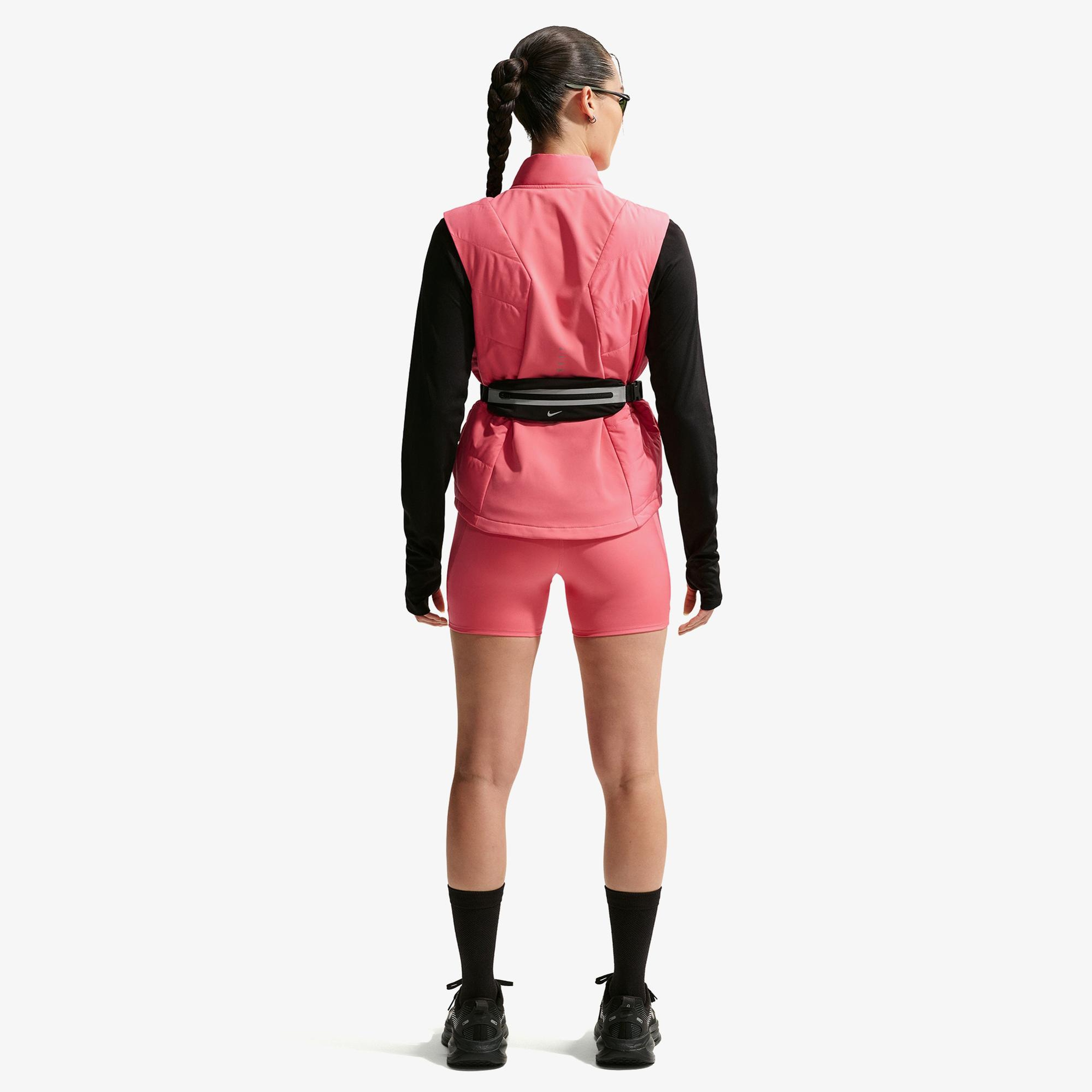 Nike Dri-Fit Swift Yüksek Belli 10 cm Kadın Pembe Kısa Tayt