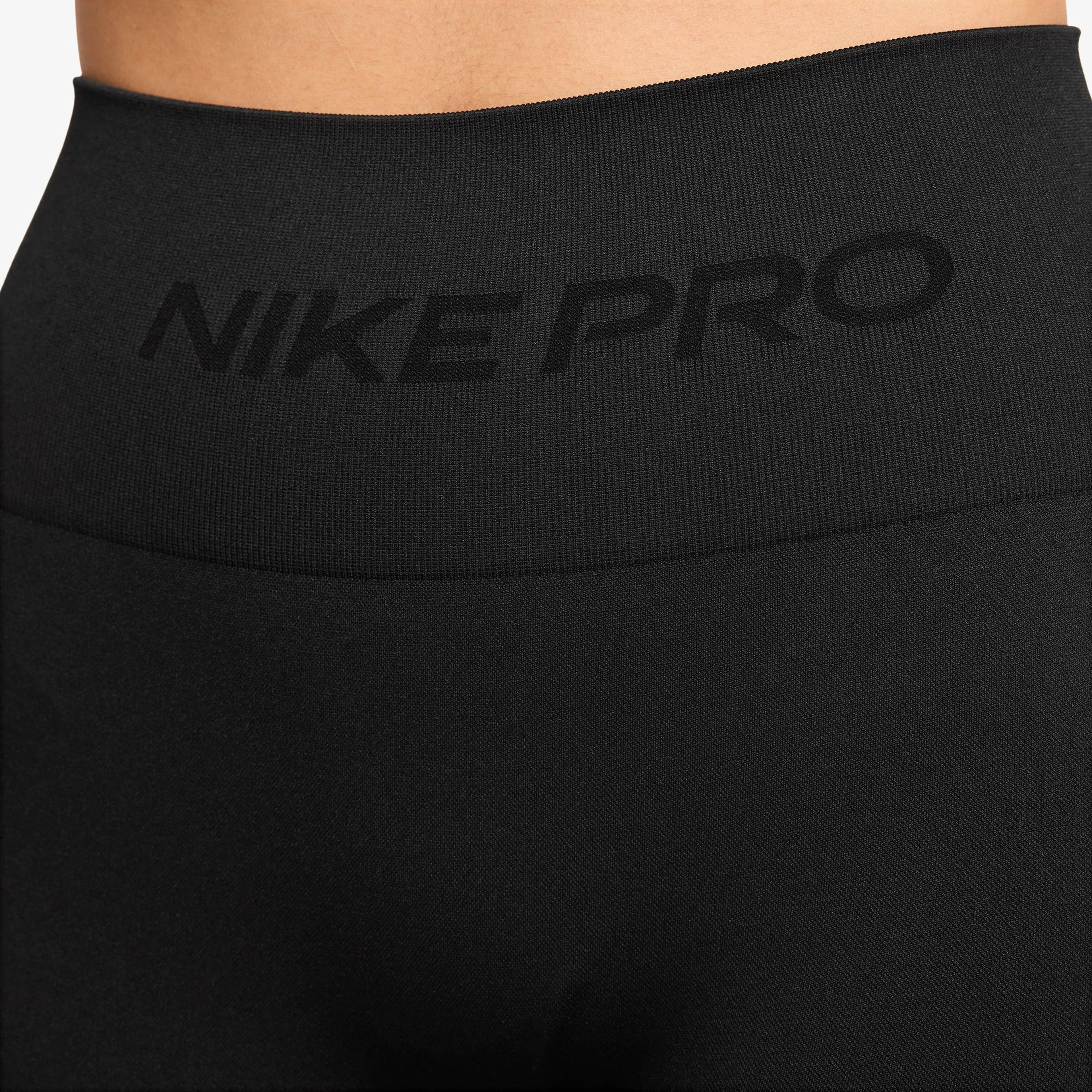 Nike Pro Dri-Fit Seamless Yüksek Belli Kadın Siyah Tayt