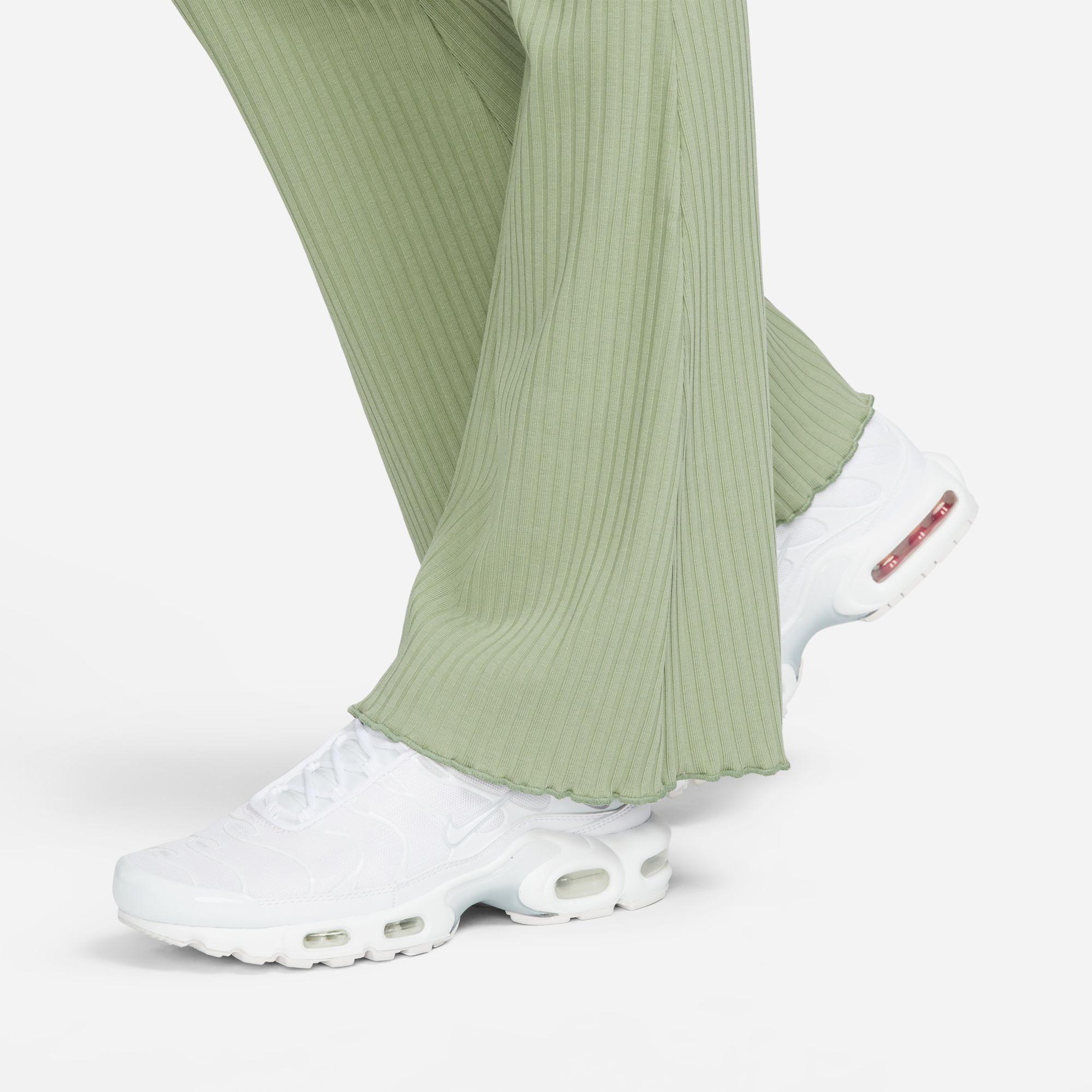 Nike Sportswear Rib Jersey Kadın Yeşil Eşofman Altı