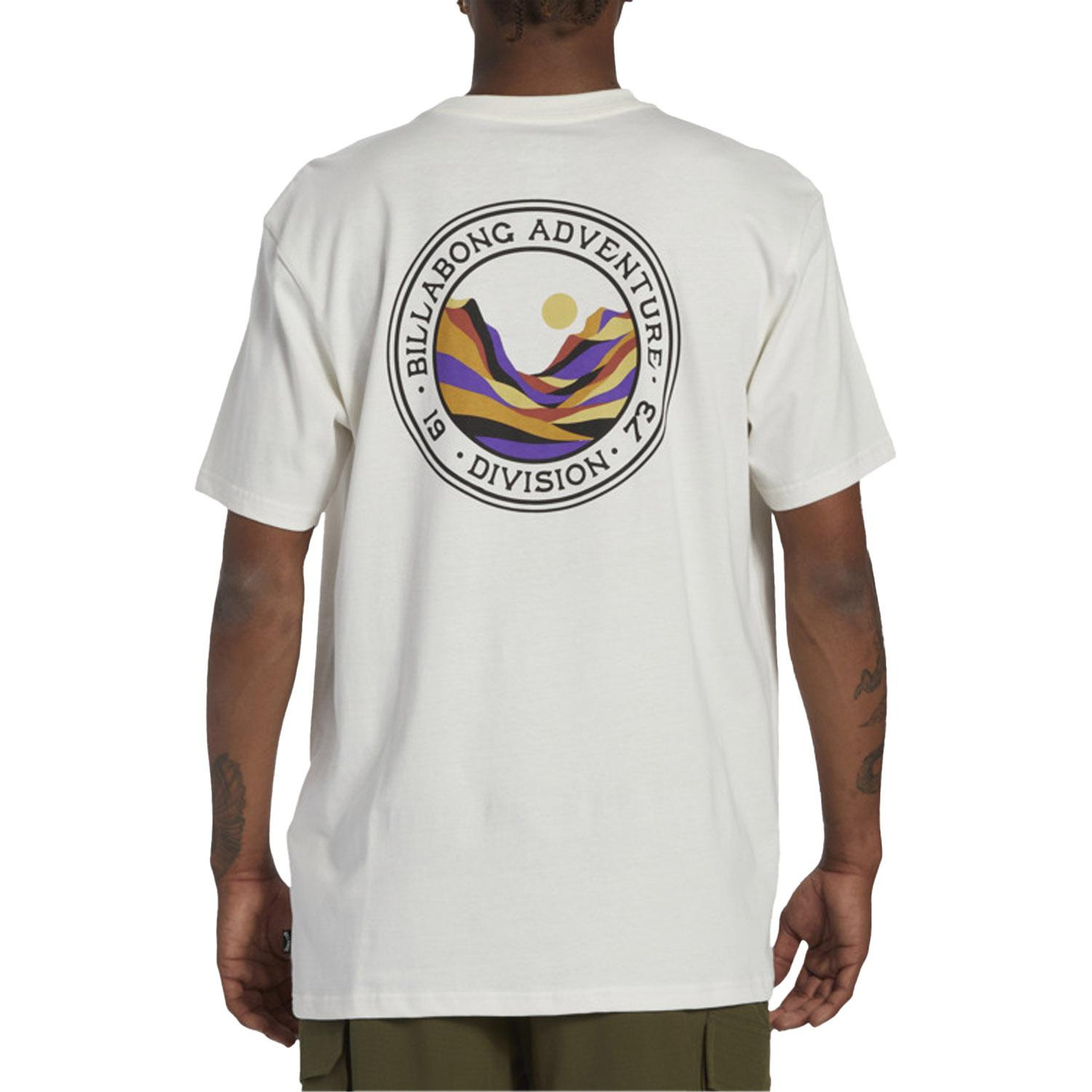 Billabong Rockies Ss Erkek Beyaz Tişört