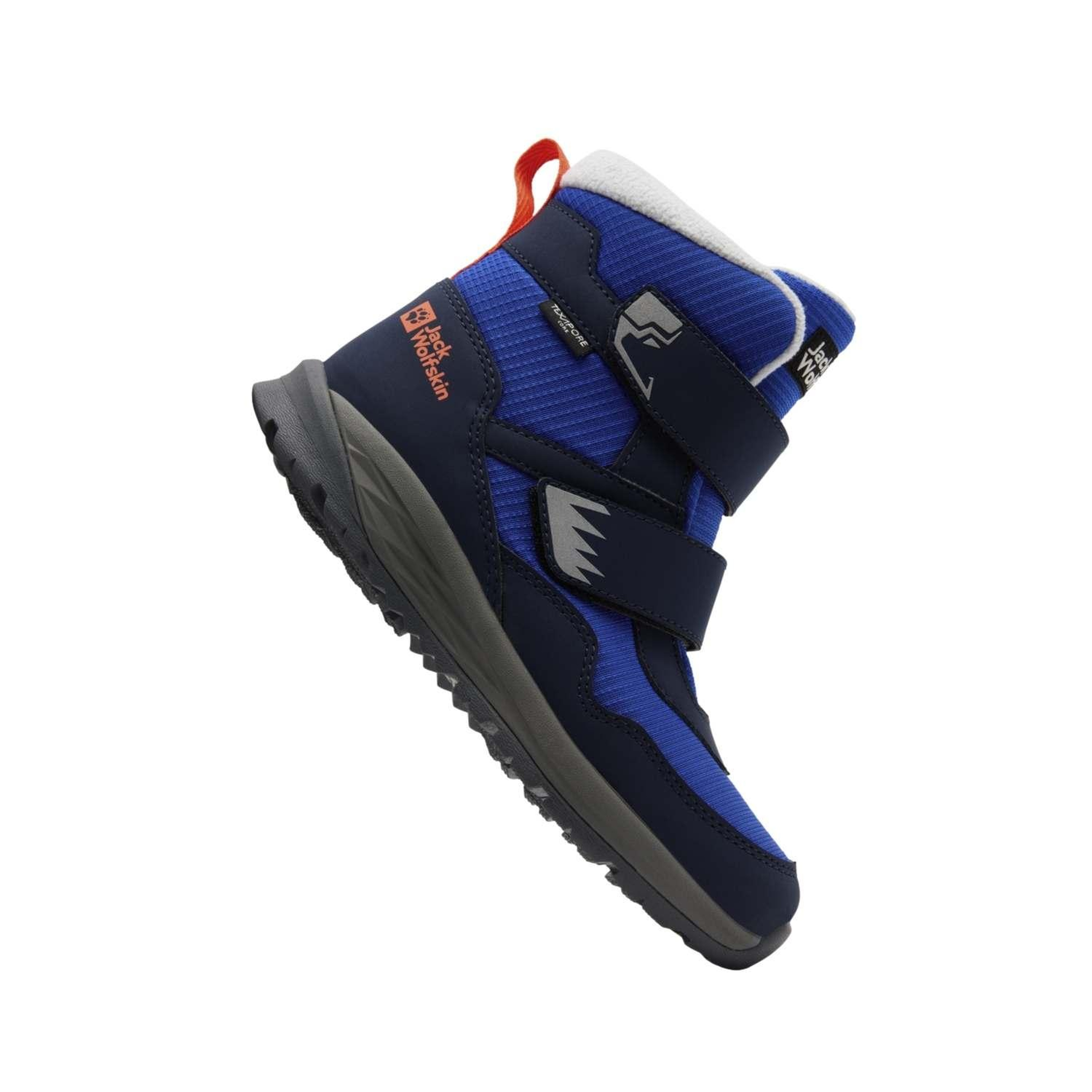Jack Wolfskin Polar Bear-b Texapore Mid Vc K Unisex Çocuk Mavi Bot