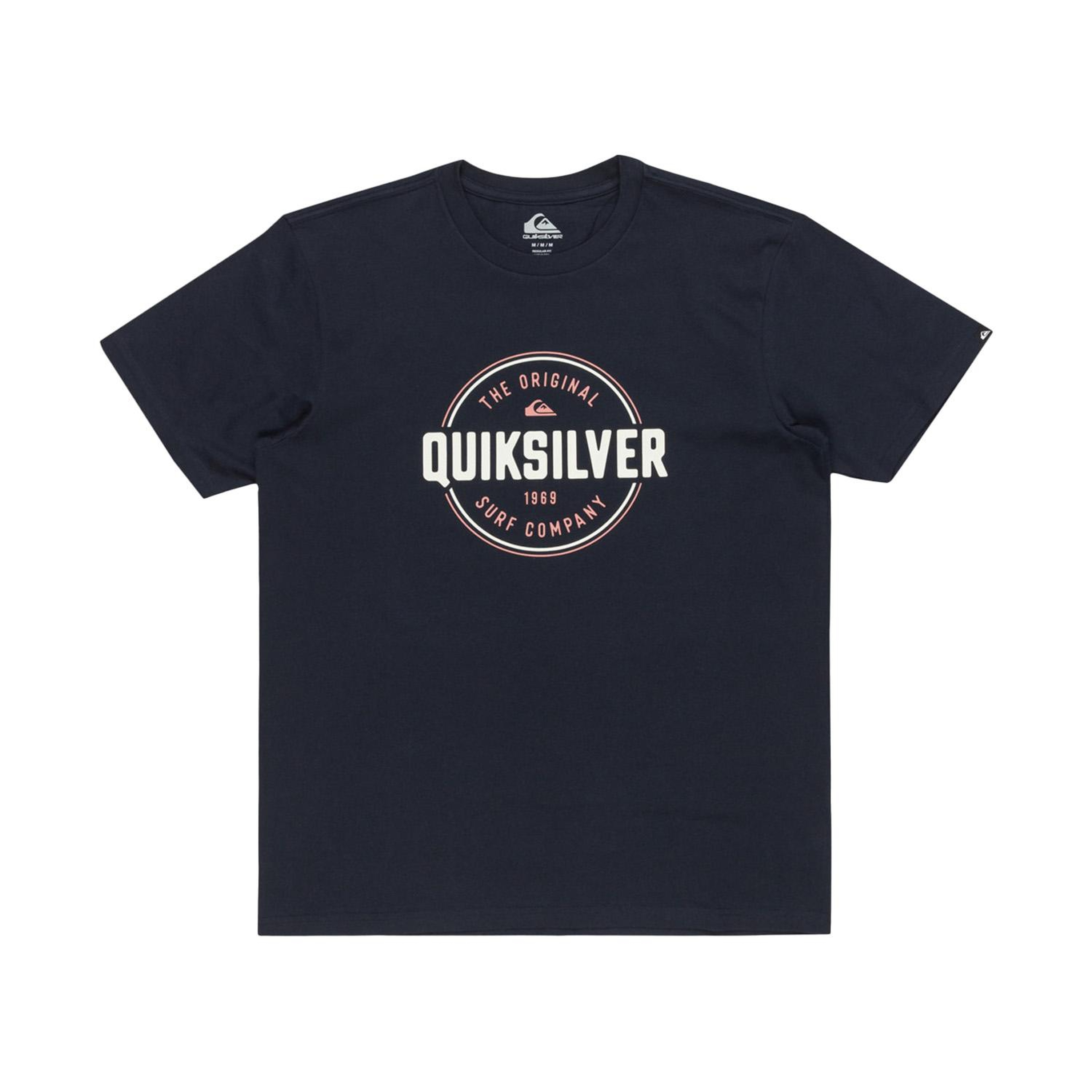 Quiksilver Circle Up Erkek Mavi Tişört